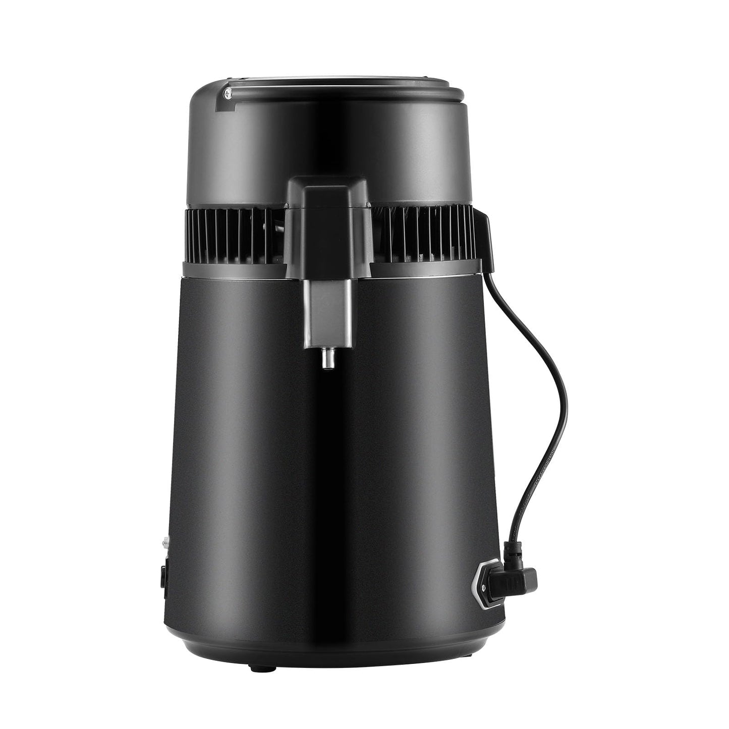 VEVOR Water Distiller, 4L/ 1.05 Gallon Pure Water Distilling for Home Countertop, 750W Distilled Water Maker, 304 Stainless Steel Interior Stiller Water Making Machine to Make Clean Water, Black