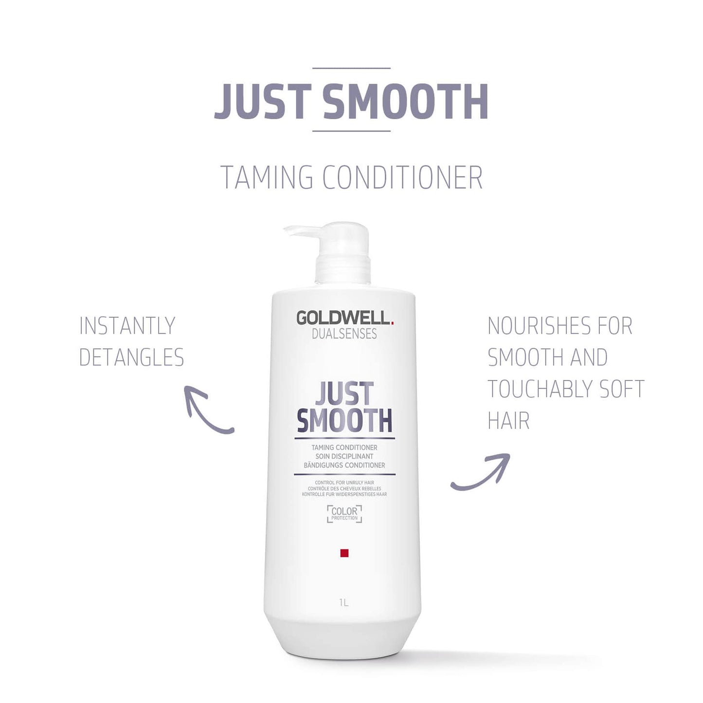 Goldwell Dualsenses Just Smooth Taming Anti-Frizz & Humidity Control Conditioner 1L
