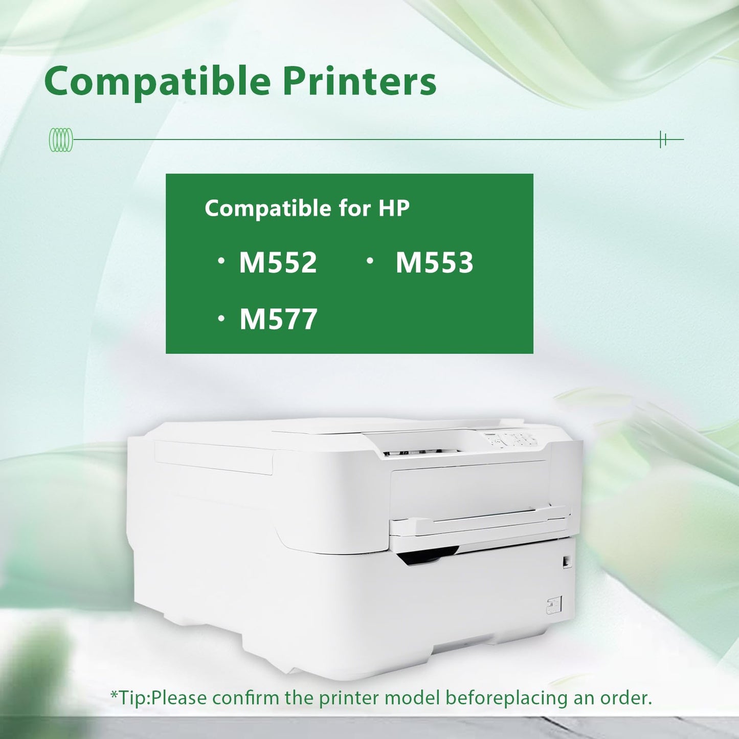 SANQUYLL B5L37A B5L37-67901 Toner Collection Unit Compatible for HP Color M552 M553 M554 M577(1 Pack 54,000 Yield)