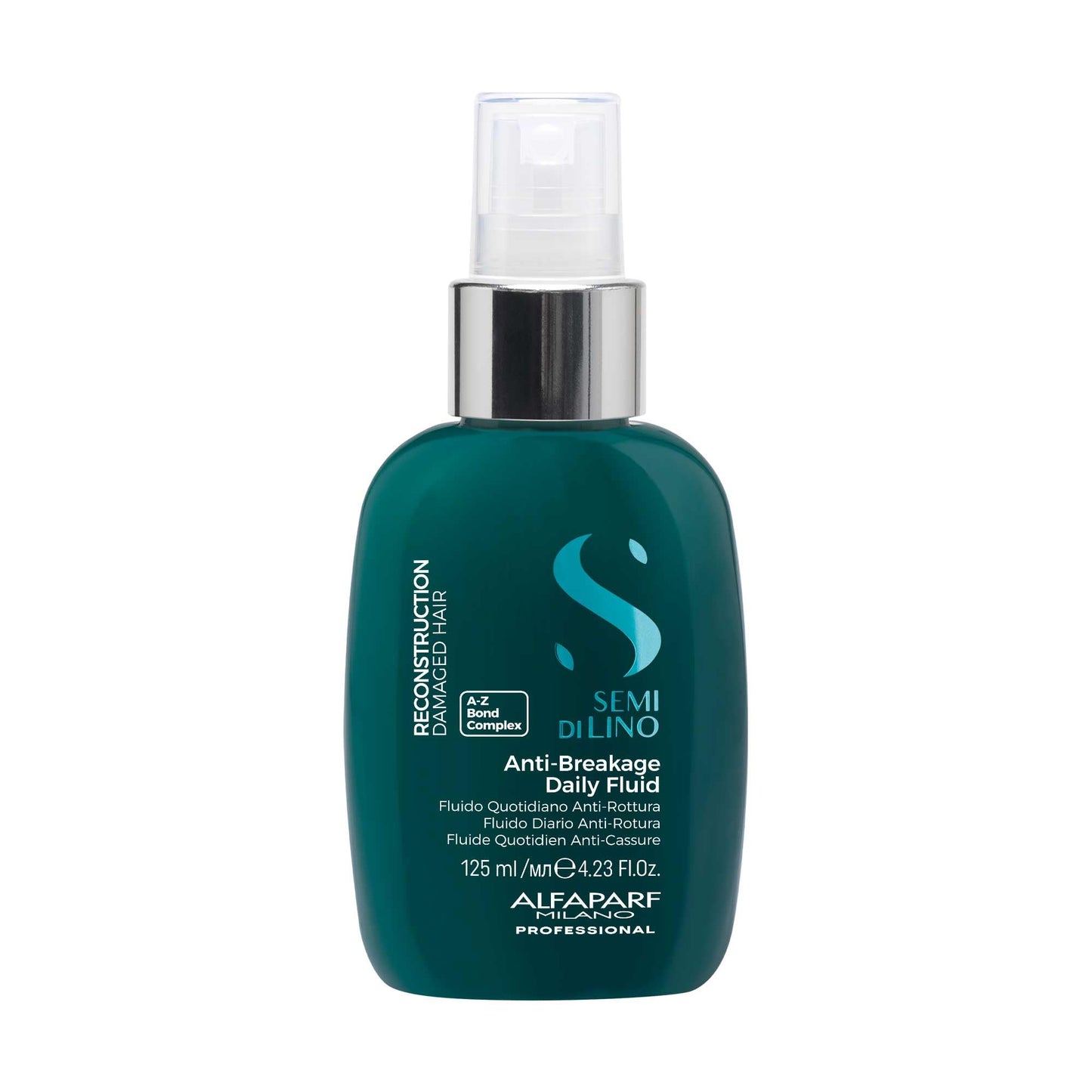 Alfaparf Milano Semi di Lino Cristalli Liquidi Hair Oil Serum and Reparative Anti-Breakage Fluid Set for Damaged Hair - Heat Protector - Repairs, Strengthens, Adds Shine - Vegan Formula