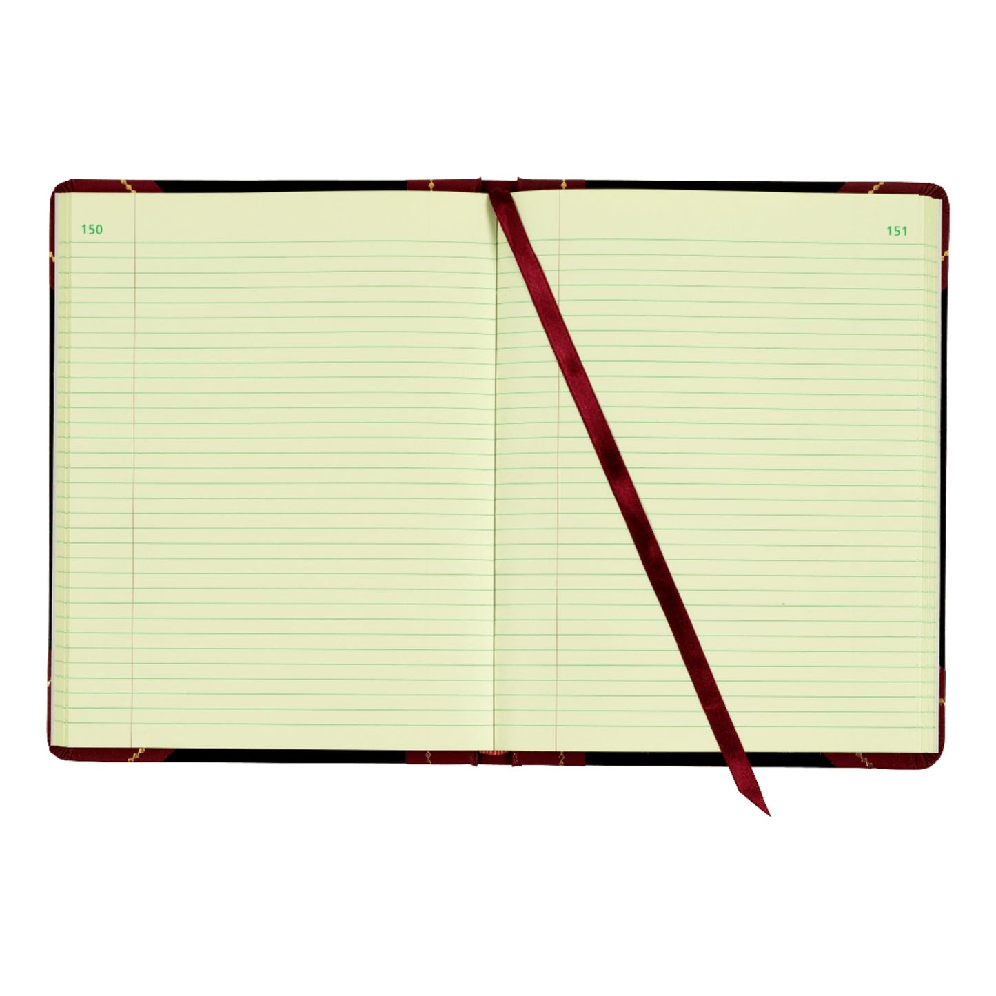Adams Record Ledger, 8.25 x 10.75 Inches, 5 Squares per Inch, 300 Tinted Pages, Black and Maroon (ARB810R3M)