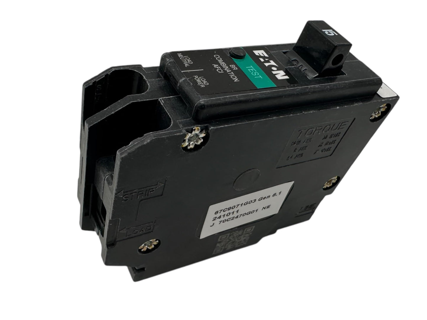 Eaton 15 amps Combination AFCI Single Pole Circuit Breaker