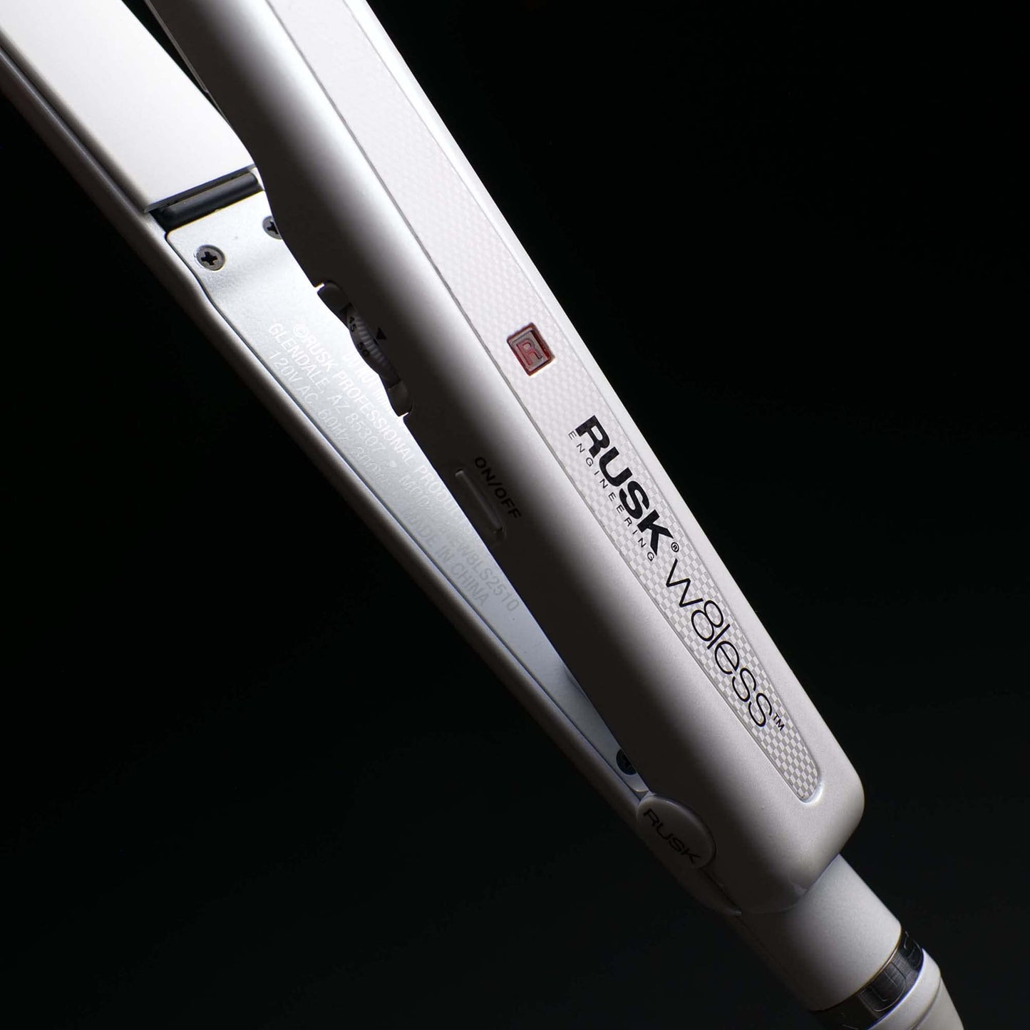 RUSK Engineering W8less Professional Ceramic and Tourmaline Str8 Iron, 1 Inch, Lightweight, Infused with Tourmaline Gemstone, Combined with Sol-Gel Technology