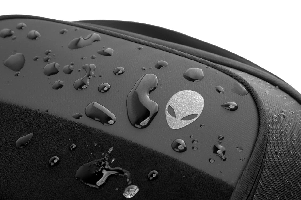 Alienware Horizon Utility Backpack, AW523P, Weather resistant, Padded back and shoulder straps, EVA padding, RFIDsafe, Black