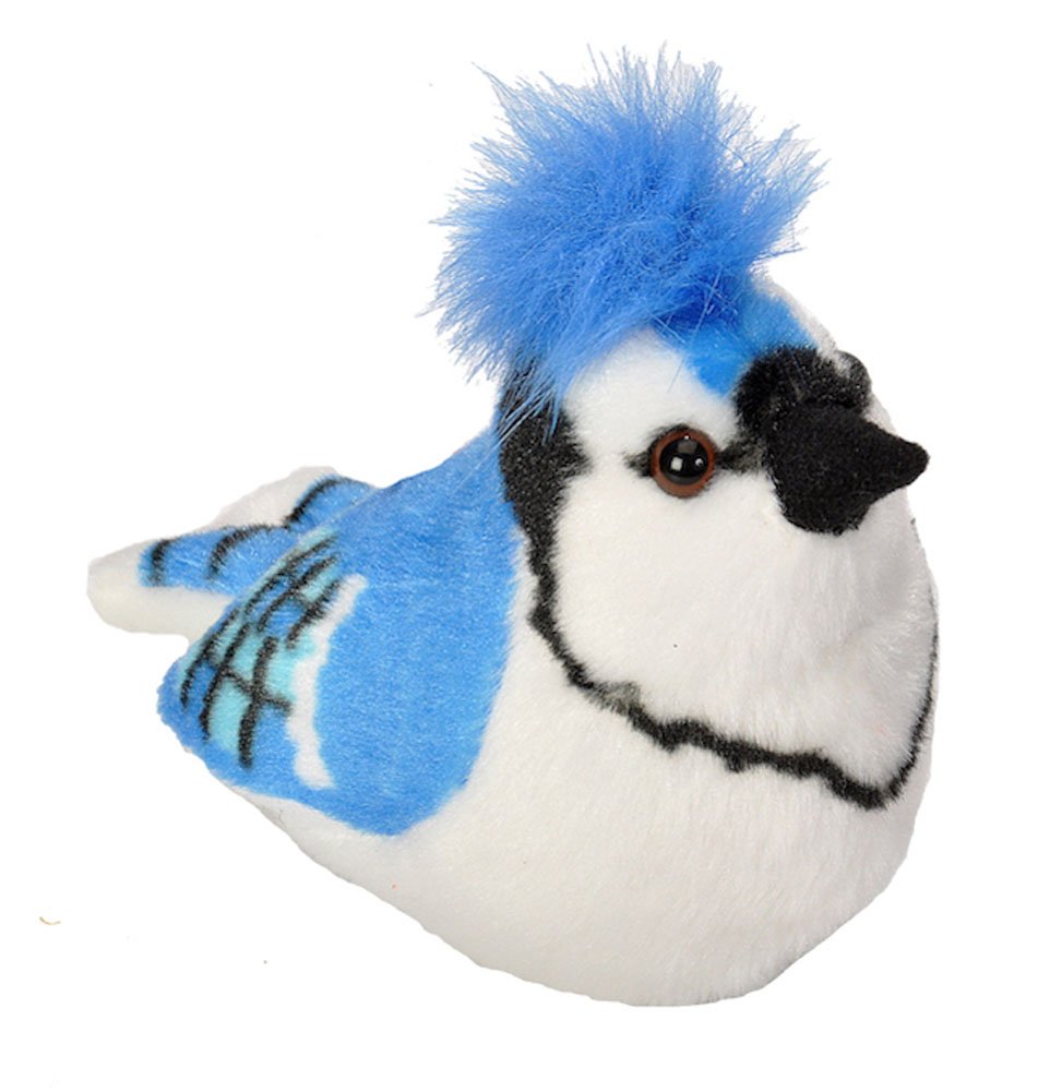 Wild Republic Audubon Birds Collection with Authentic Bird Sounds, Hummingbird, Blue Jay and Baltimore Oriole, Bird Toys for Kids and Bird Watchers