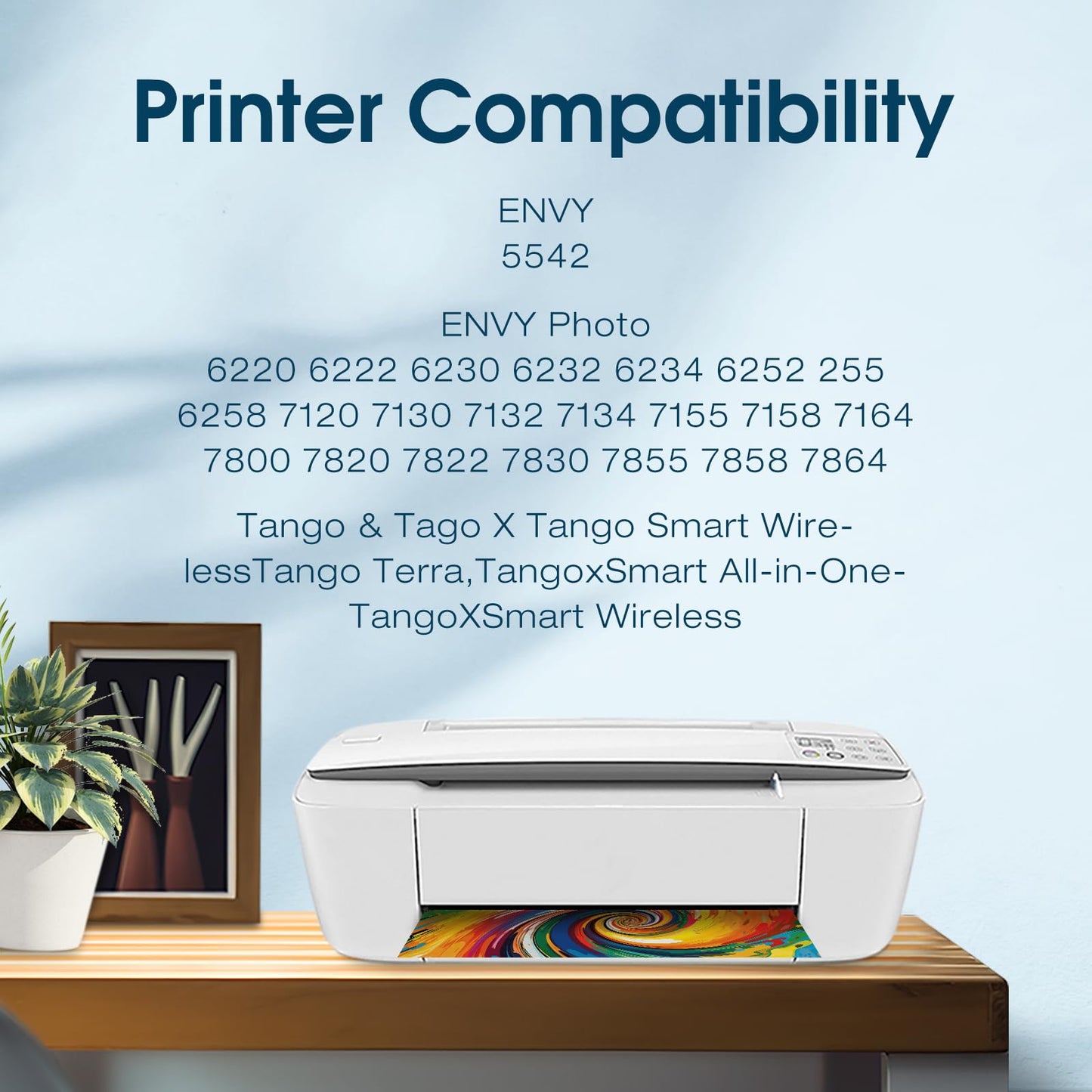 64 XL 64XL Black and Color Ink Cartridge Combo Pack Replacement for HP 64XL Ink Compatible for HP 7855, 7858, Envy Photo 7855 7858 7800 7100 7155 6255 7164 Inspire Tango Printers