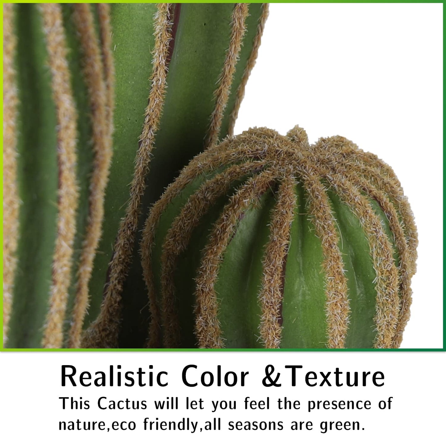 AntHousePlant Artificial Cactus Fake Big Cactus 24 Inch Faux Cacti Plants for Home Garden Office Store Decoration