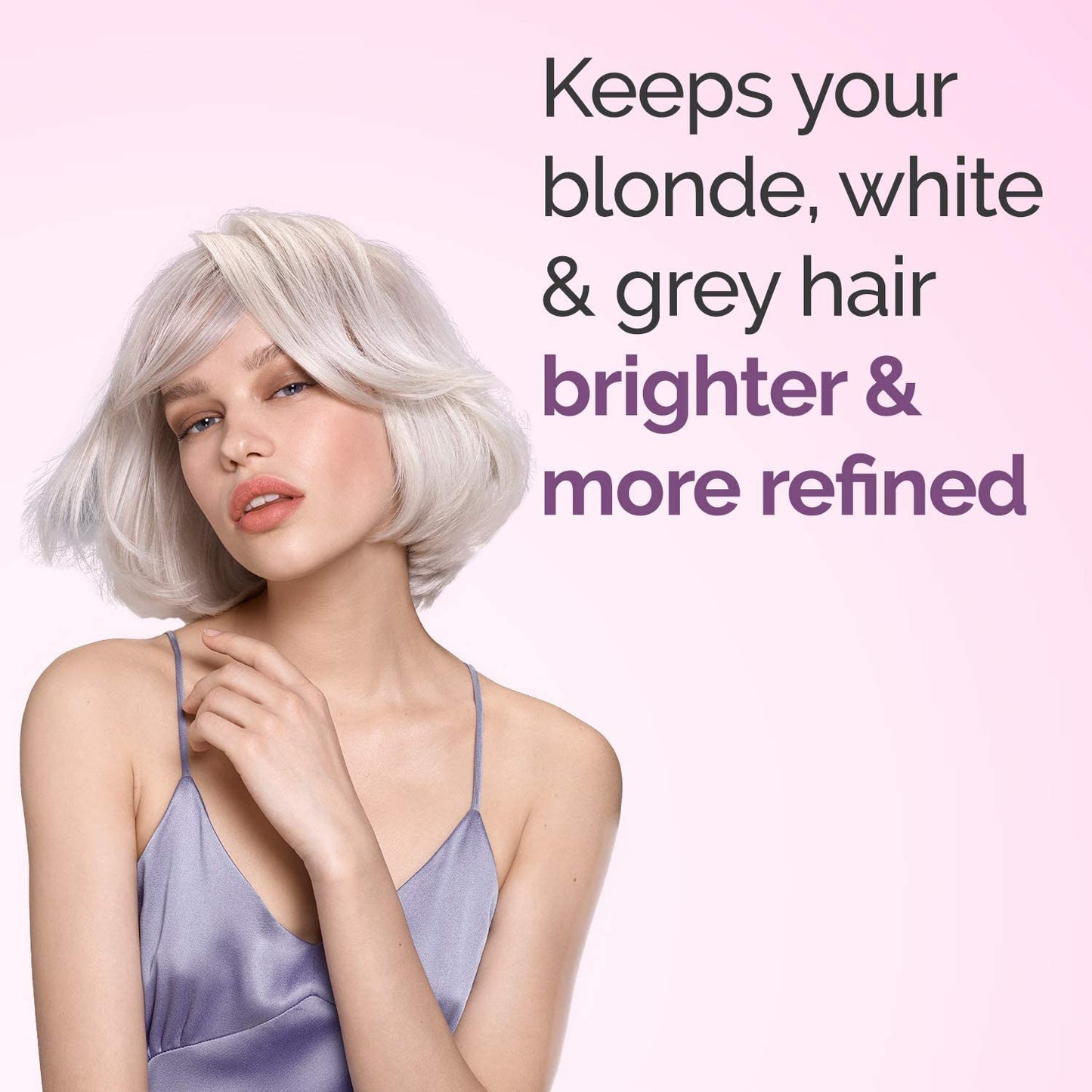 Framesi Color Lover Dynamic Blonde Purple Shampoo and Conditioner Set, 16.9 fl oz
