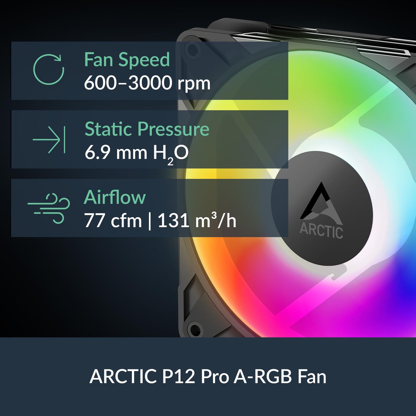 ARCTIC Liquid Freezer III Pro 240 A-RGB - 240 mm AIO CPU Cooler, Water Cooling, 38 mm Radiator, PWM Pump, VRM Fan, for AMD AM5/AM4, Intel LGA1851/1700 Contact Frame - Black