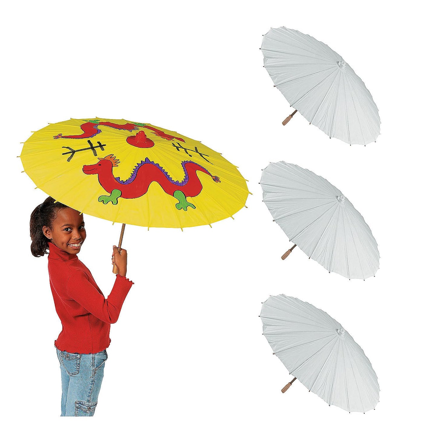 Fun Express DIY Parasols - 3 Pieces