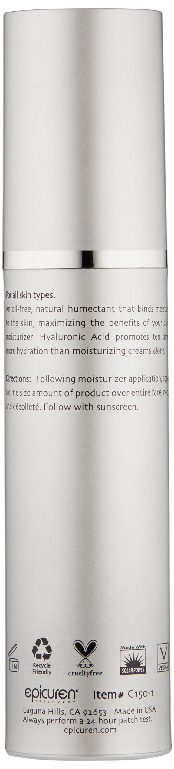 epicuren DISCOVERY Moisture Surge Hyaluronic Acid Gel, 1 Fl Oz (Pack of 1)