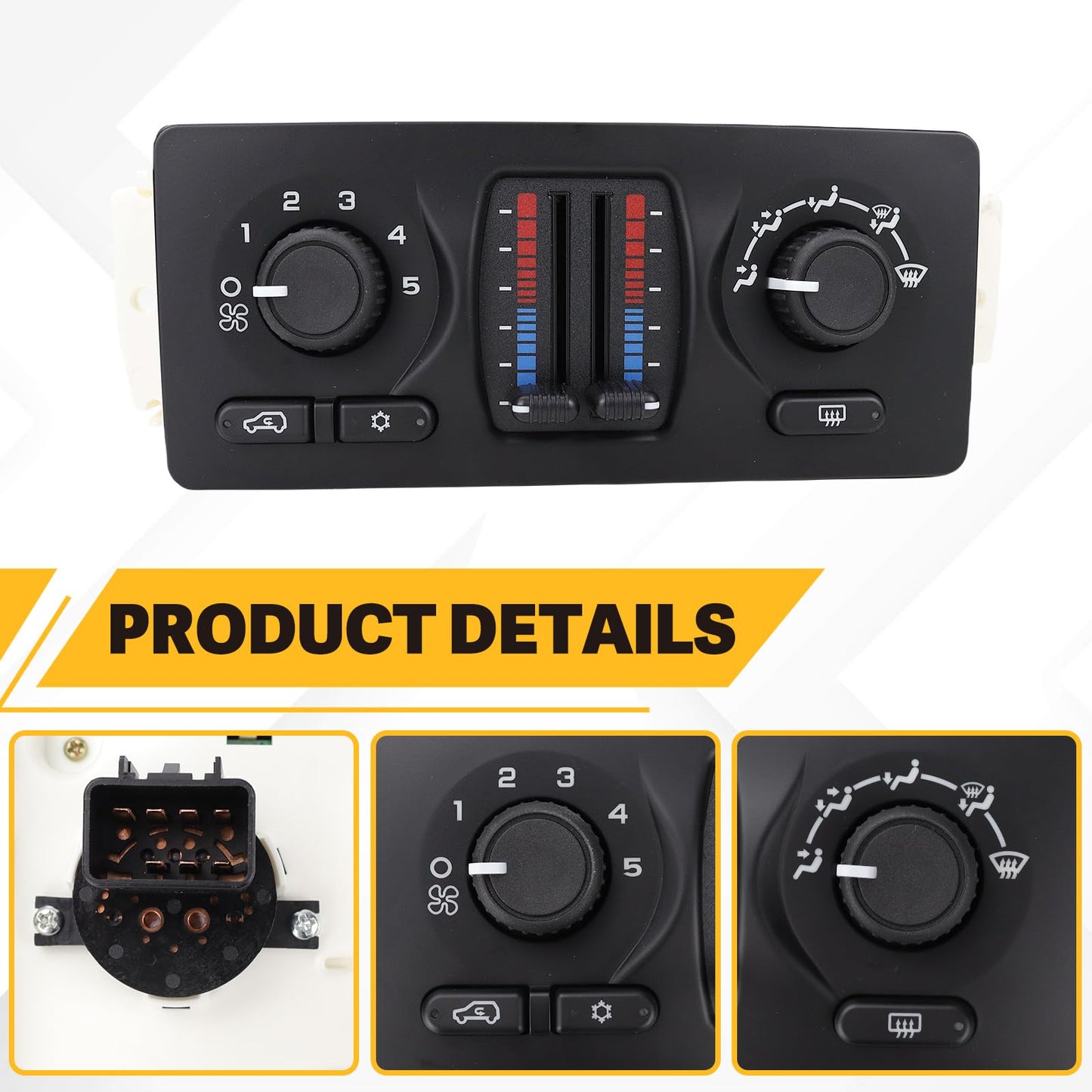 AIWGIW 599-210 Climate Control Module Compatible with 2006 Yukon XL 1500, Silverado 1500 2500 3500, 2006 Escalade, 2004-2005 Sierra 1500