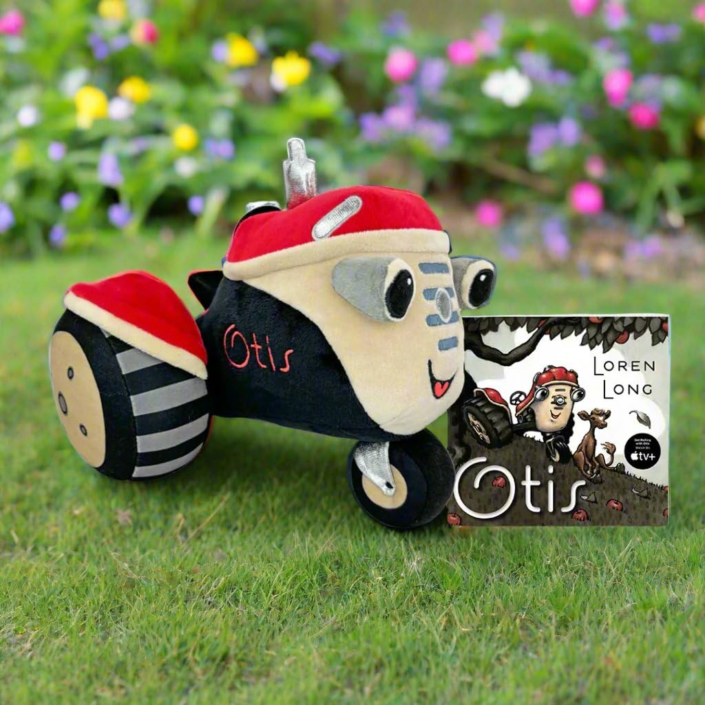 MerryMakers Otis The Tractor Plush, 10-Inch, Based on The bestselling Book Series by Loren Long