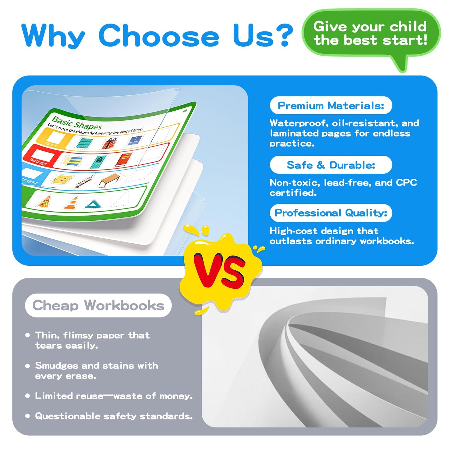 Preschool Learning Activities, Tracing Books for Kids Ages 3+, Toddler Handwriting Practice, Letter Tracing for Kids, Preschool Kindergarten Workbooks 3+, Learning Books for 3+ Years Old