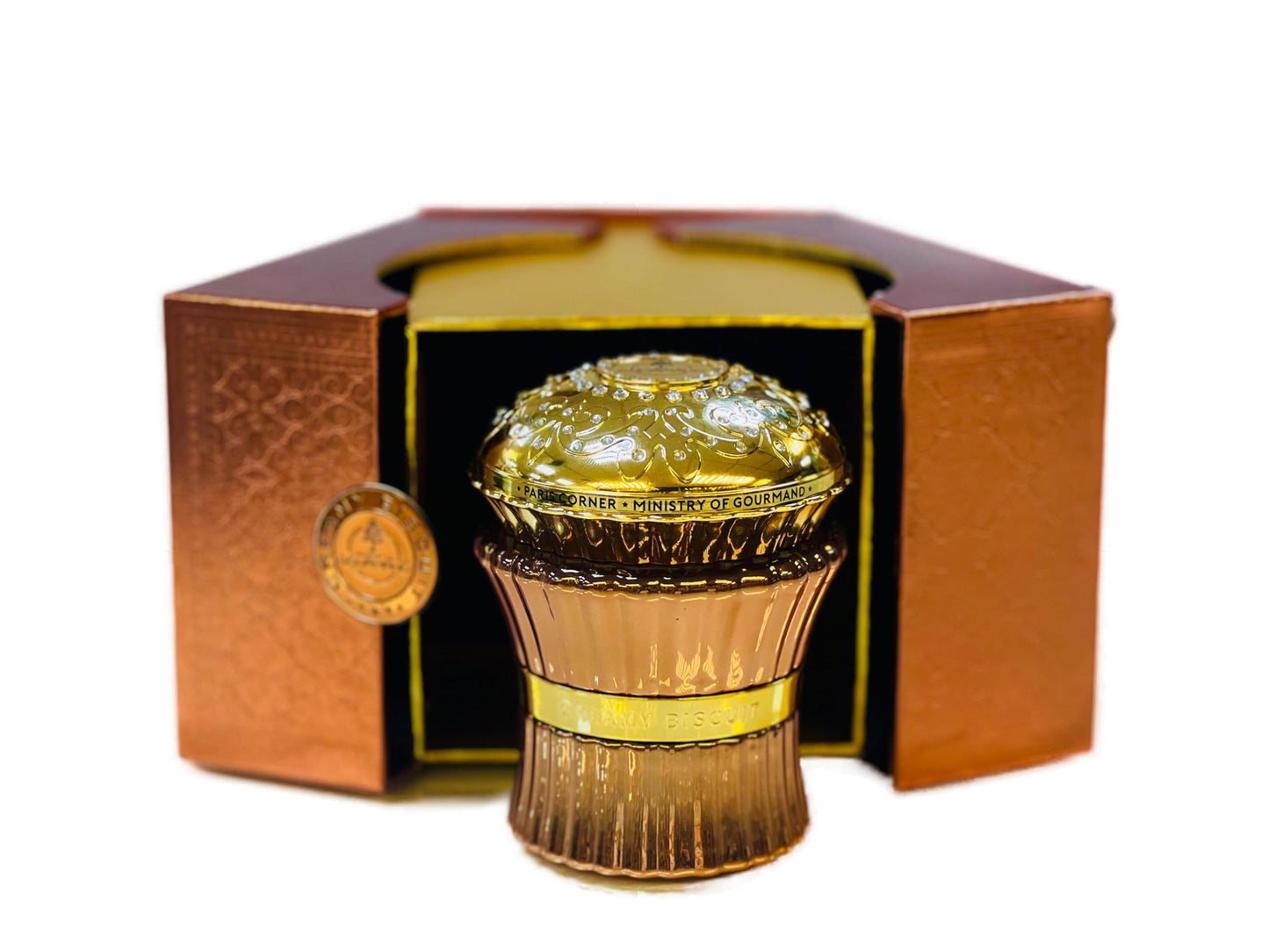 Paris Corner | Creamy Biscuit Temptation Ministry of Gourmand Eau de Parfum 3.4 Fl Oz | Unisex Gourmand Perfume with Sweet & Fruity Notes | Long-Lasting Aroma for All Occasions