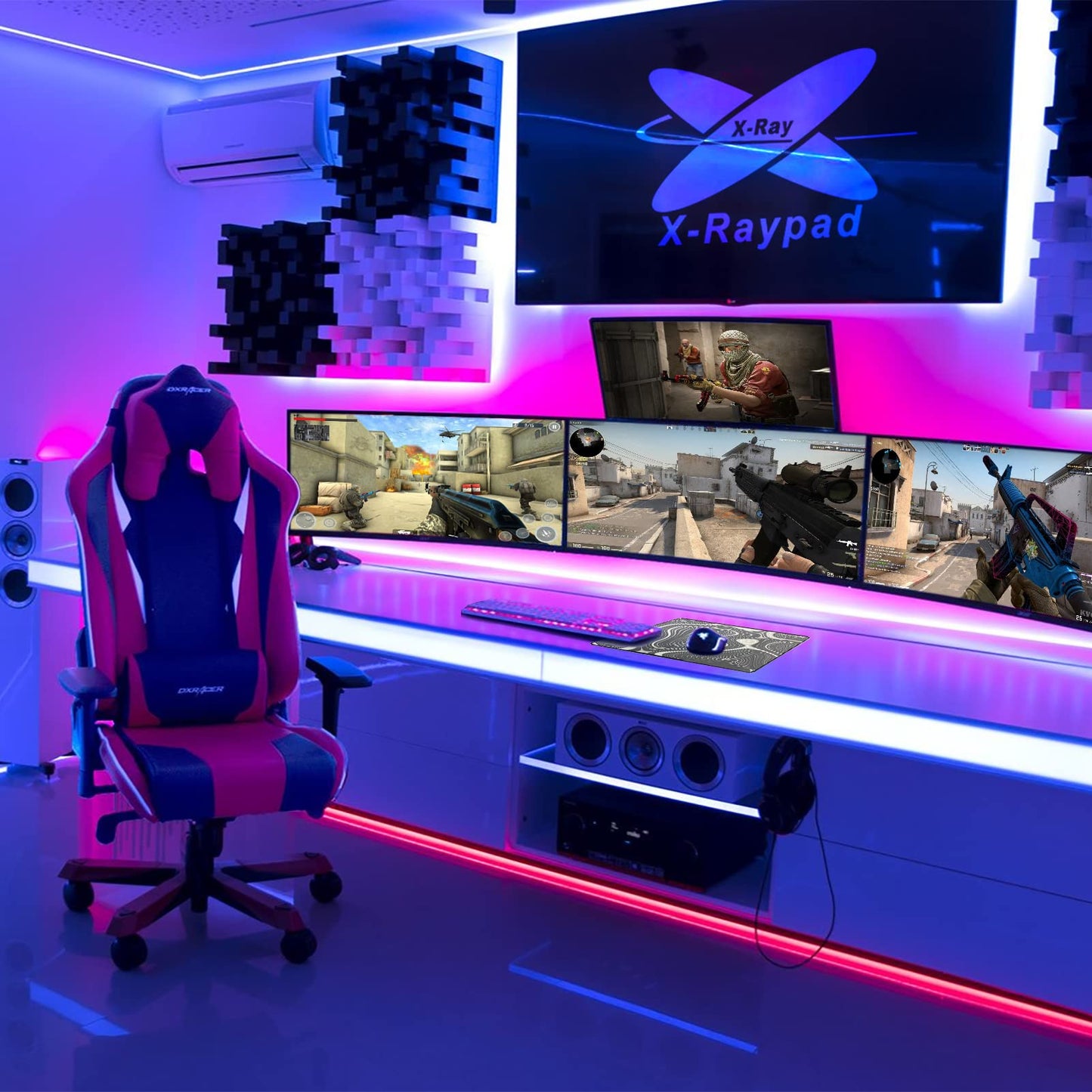 X-Raypad Aqua Control Plus ROB Gaming Mouse Pad, Ultra-High Precision Mouse Pad with Perfect Speed and Control Capability, Consistent X and Y Glide, Designed for Fps Players with Low DPI Requirements