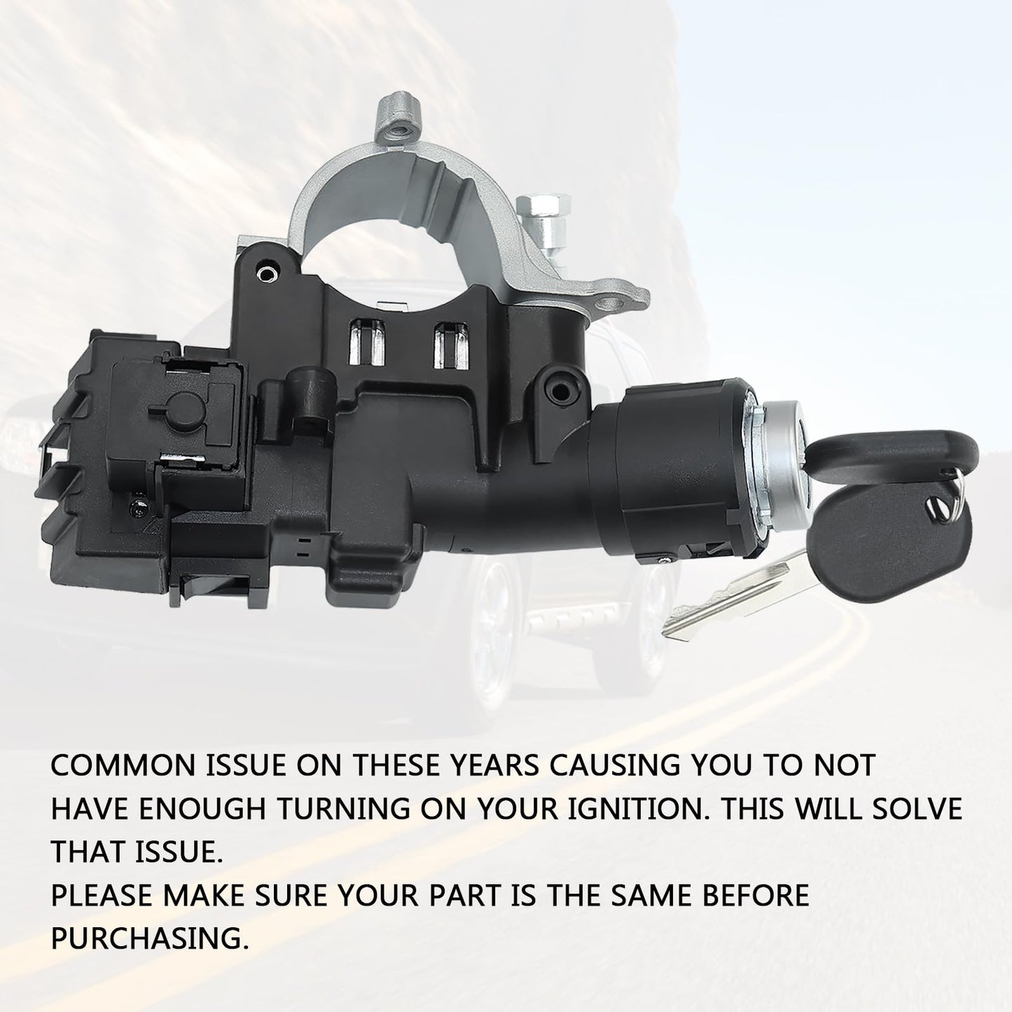 989-019 Compatible with 2008-2012 Ford Escape,2009-2011 Ford Focus,2008-2011 Mazda Tribute,2008-2010 Mercury Mariner Ignition Switch Lock Cylinder Assembly/2 Chip Keys with Shear Bolt 9L8Z-3511-A