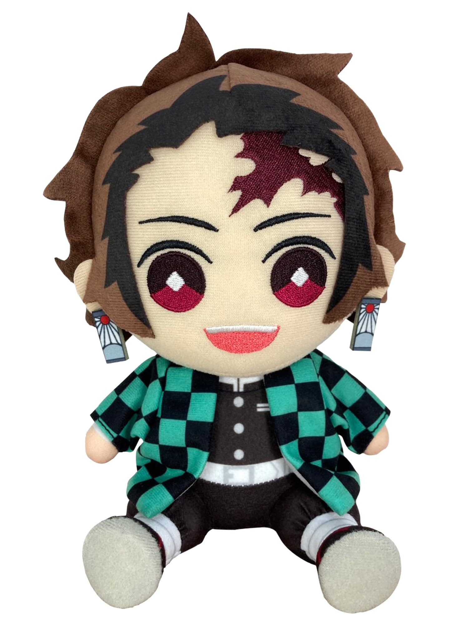 Great Eastern Entertainment Demon Slayer - Tanjiro Kamado Sitting Pose Plush 7" H