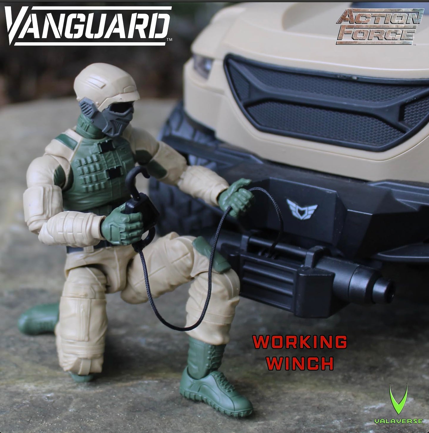 Action Force Valaverse Vanguard Vehicle Desert Tan