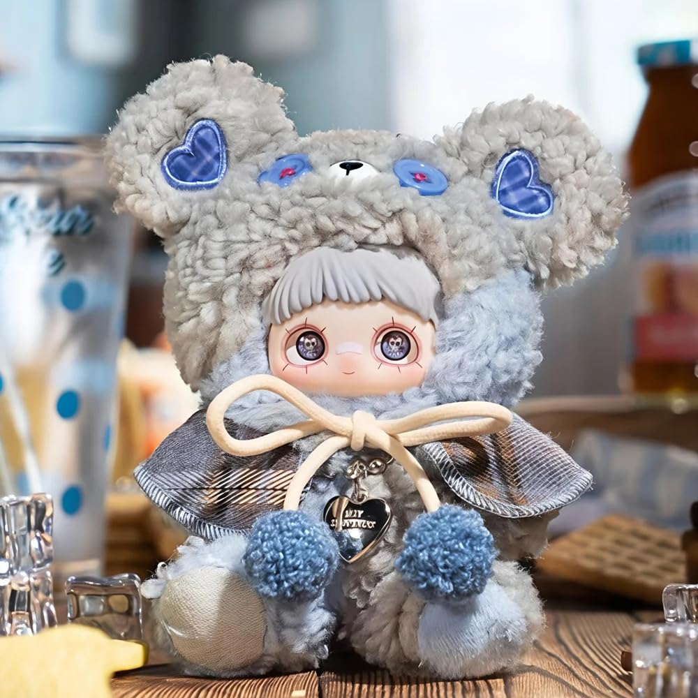 WINKLOORI Maymei Tiny Bear Cookie Series Mini Blind Box 1PC(1 of 9 Possible Styles) Cute Keychain Figures Collectible Toys Birthday Gifts (1Pcs Blind Box)