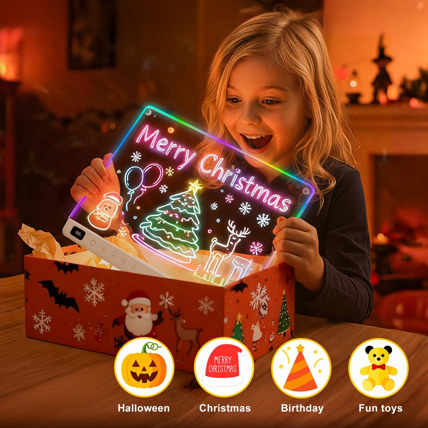 Lumiboard Led Drawing Board with 13 Light Effects