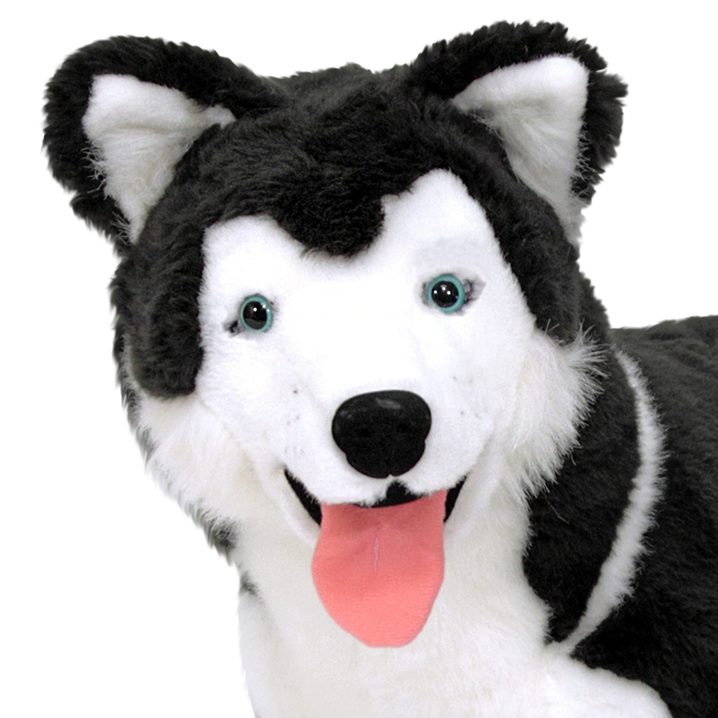Melissa & Doug Giant Siberian Husky - Lifelike Stuffed Animal Dog (Over 2 feet Tall)