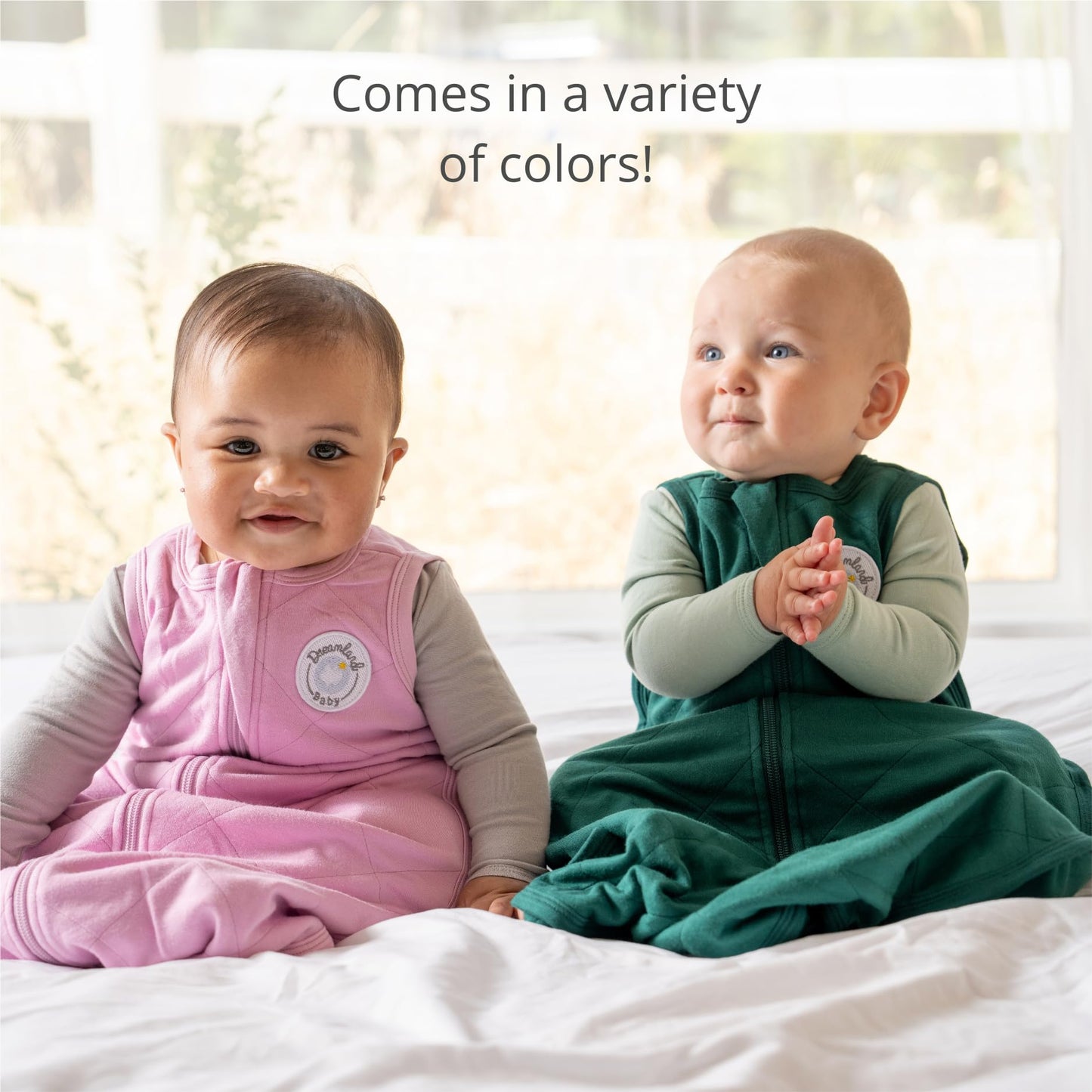 Dreamland Baby Lightweight Bamboo Viscose Sleep Sack (0-6 Months). 1.0 TOG Ultra Soft Blanket w/ 2-Way Zipper. 95% Viscose, 5% Spandex (Ocean). Mom-Owned US Business, Premium Materials