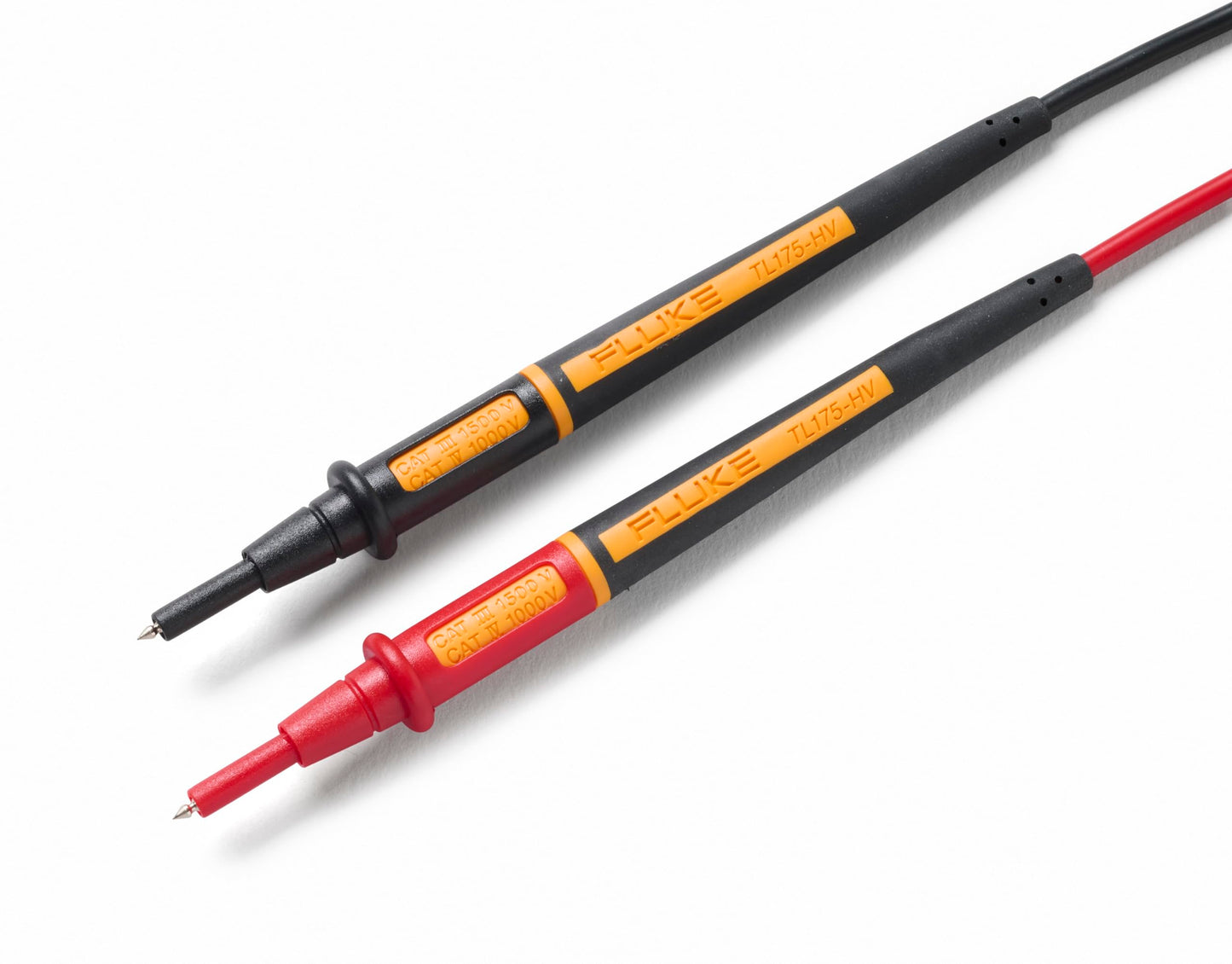 Fluke TL175-HV - CAT III 1500 V, TwistGuard Test Leads, 2MM Diameter Probe Tips