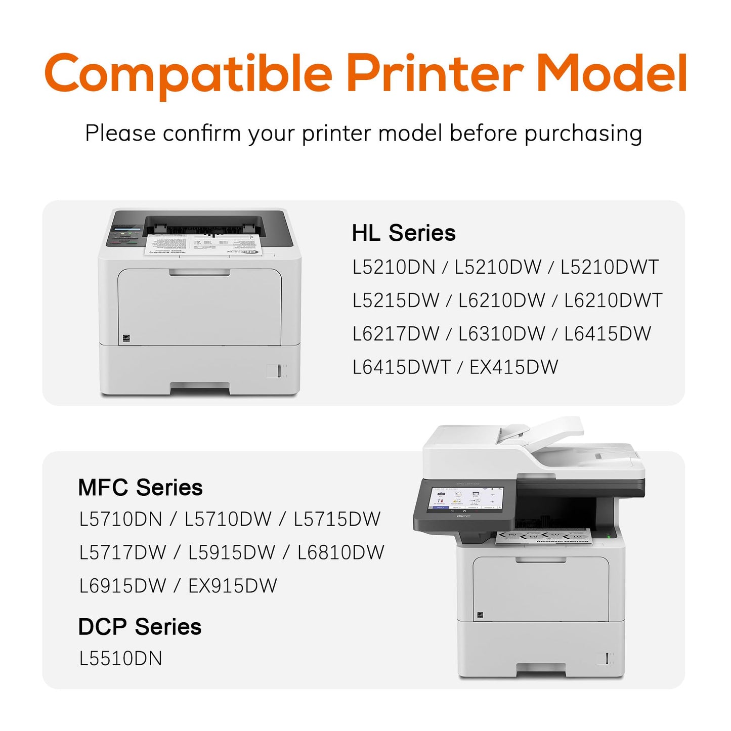 Jeostarky TN920XL TN920 Toner Compatible for Brother TN-920 XL TN920XL Toner with chip Replacement for HL-L6210DW HL-L6210DWT HL-L5210DN HL-L5210DW HL-L5210DWT HL-L6310DW MFC-L6810DW(2 Black)