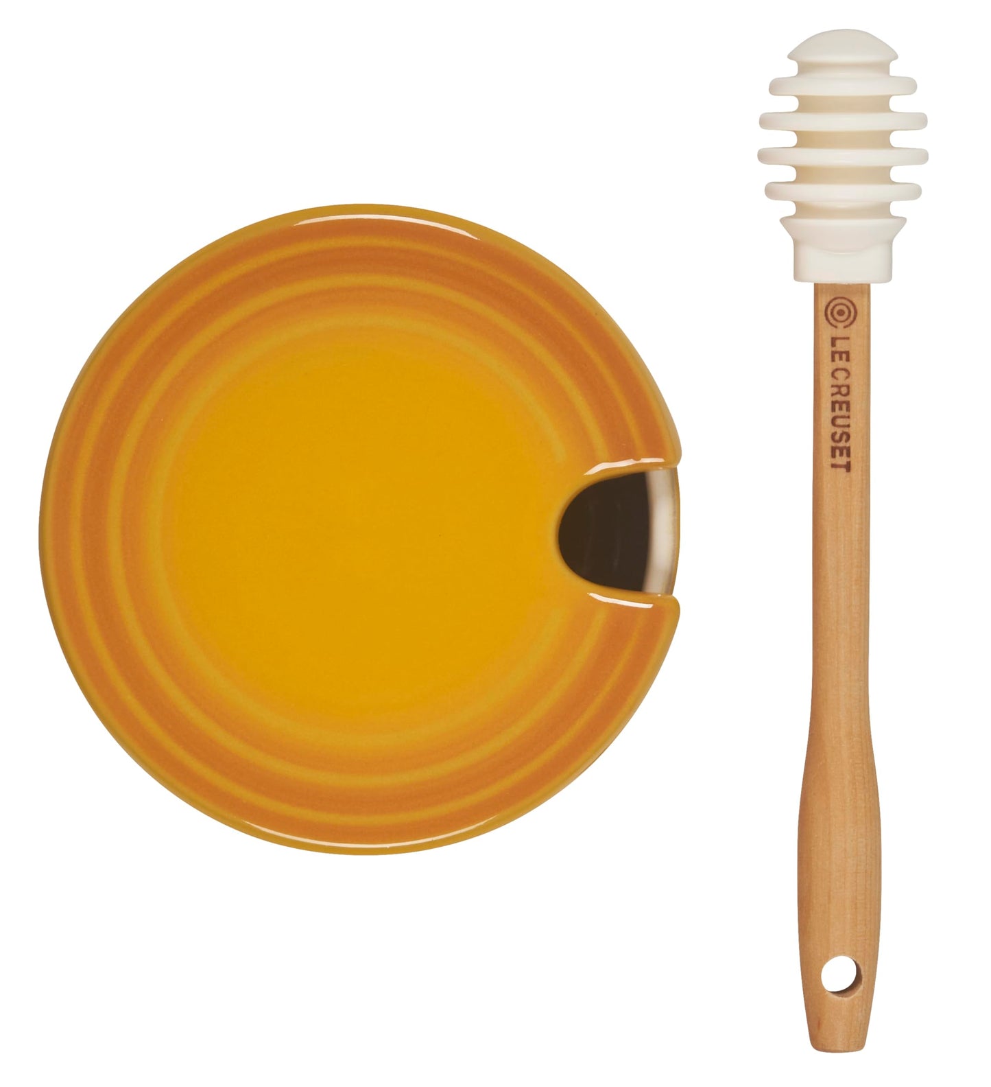 Le Creuset Stoneware Honey Pot, 14 oz., Nectar