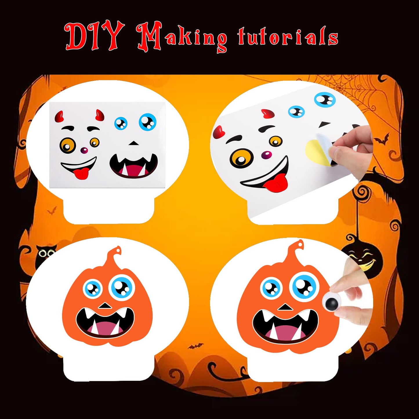 36pcs Halloween Stickers