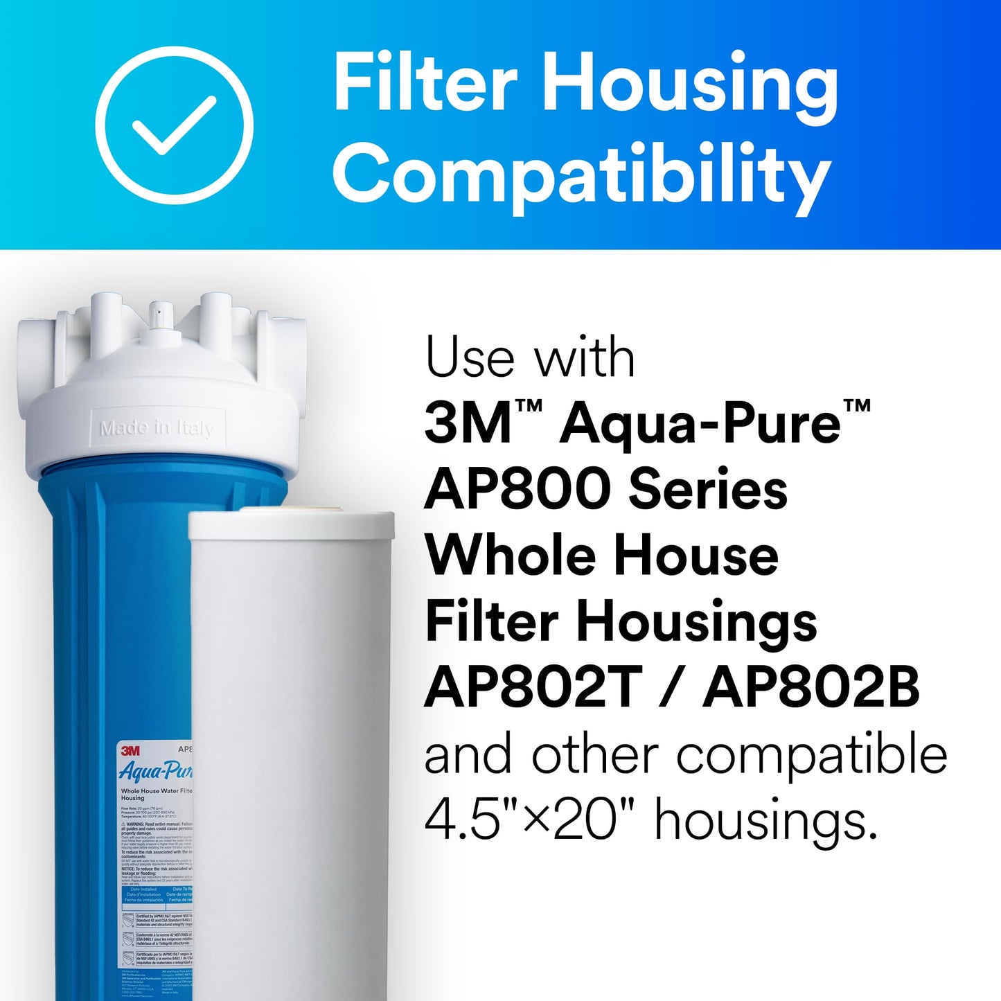 Aqua-Pure AP817-2 5602721 WF CTG CTO Whole House Replacement Filter