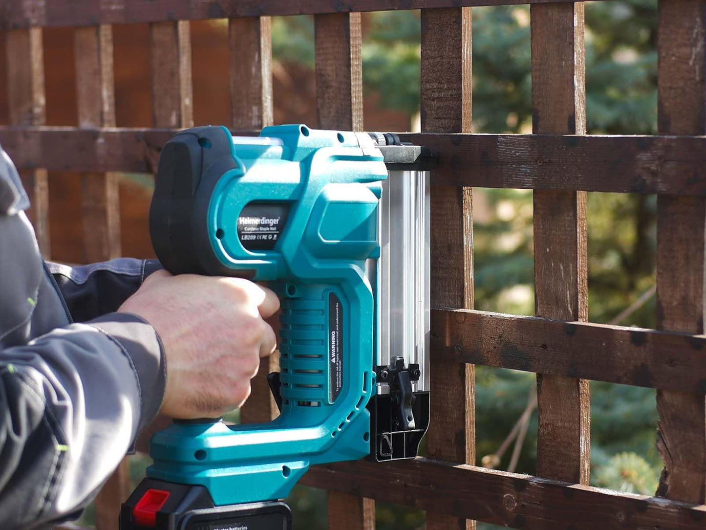 18 Gauge Cordless Brad Nailer Compatible with Makita 18V Battery, 2 in 1 Electric Nail/Stapler Gun Drives 2 Inches Nailer for Upholstery and Woodworking,Tool Only