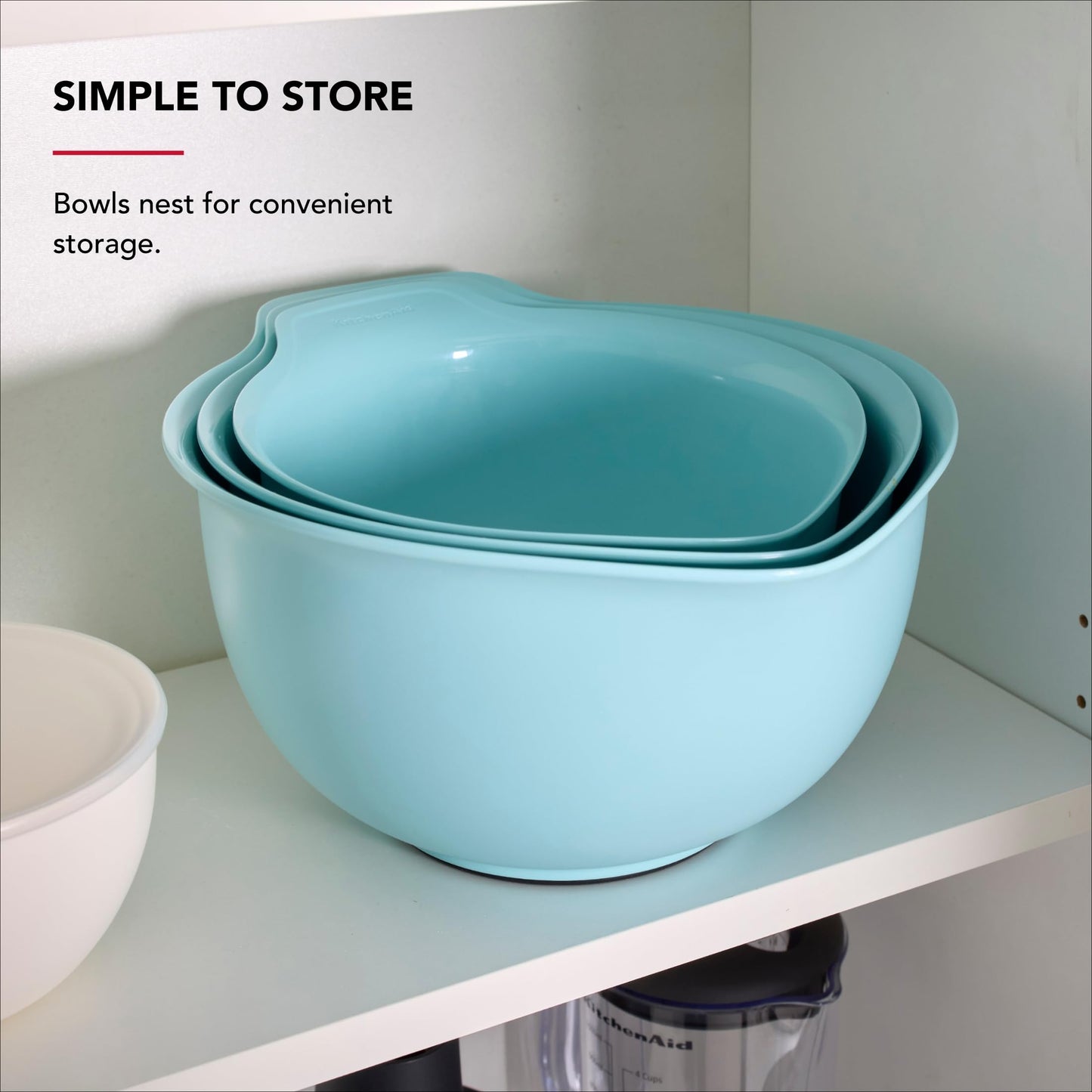 KitchenAid Universal Nesting Plastic Mixing Bowls
