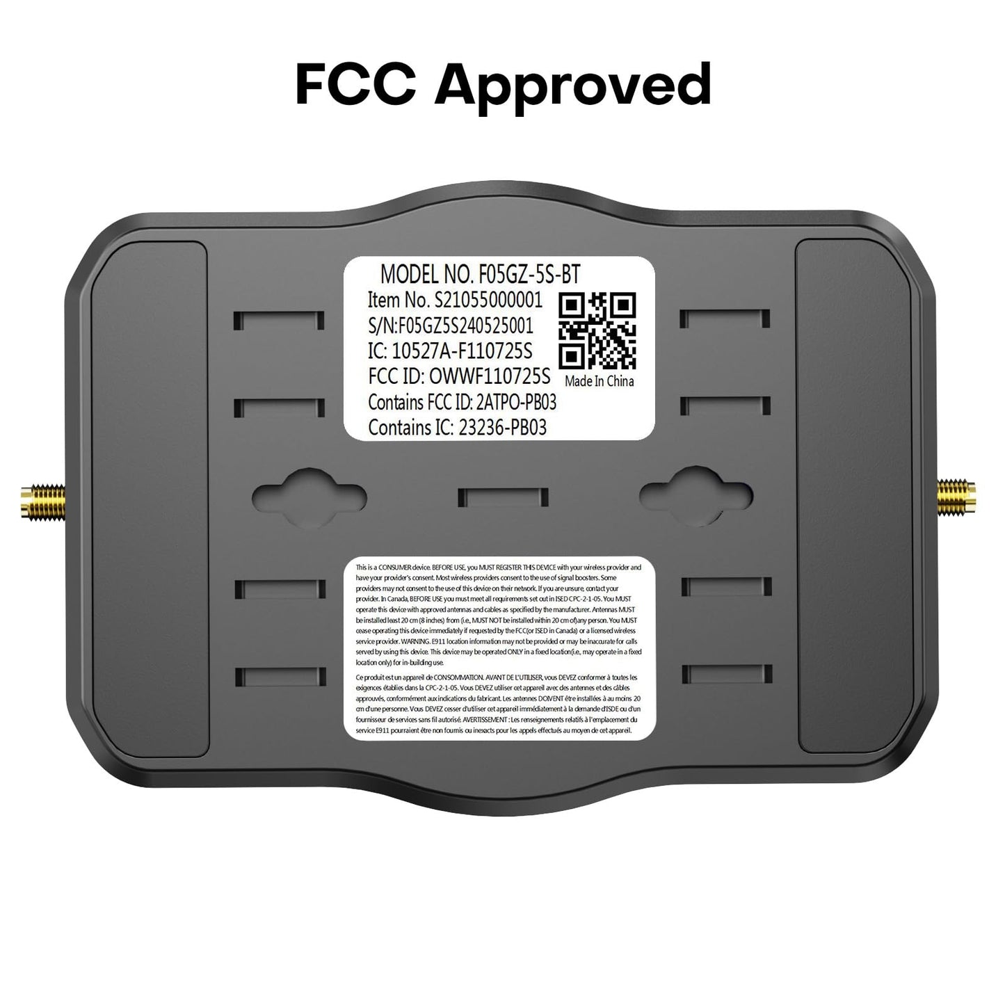 2025 Latest Cell Phone Booster for All U.S. Carriers, Boosts 5G 4G LTE 3G, Cell Phone Signal Booster for Home and Office, 72dB High Gain Antennas, Verizon, AT&T, T-Mobile, App Support FCC Approved