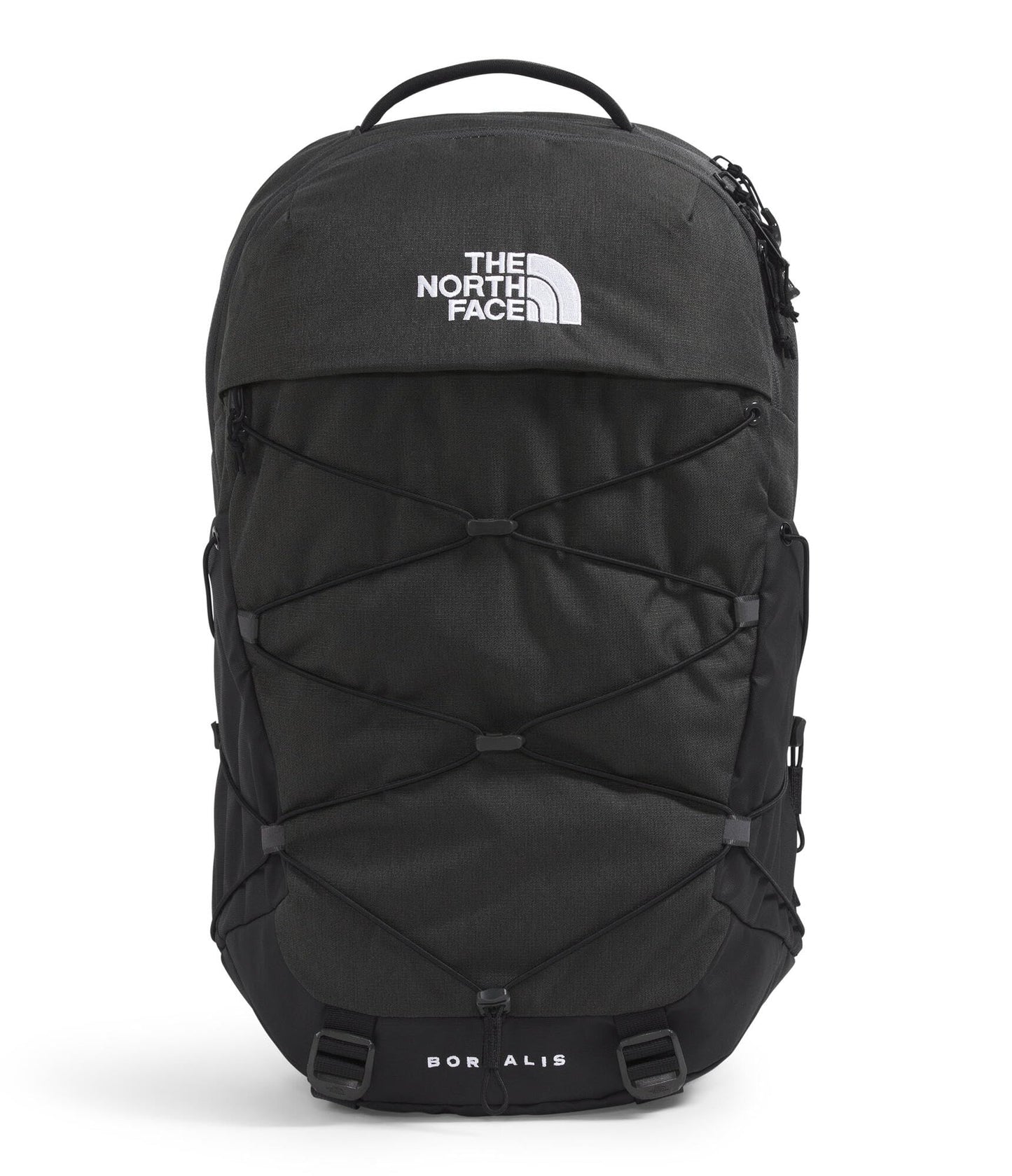 The North Face Borealis Commuter Laptop Backpack - Water Repellent, 16" Laptop Sleeve, Large Main Compartment, Asphalt Grey Light Heather/TNF Black-NPF, One Size
