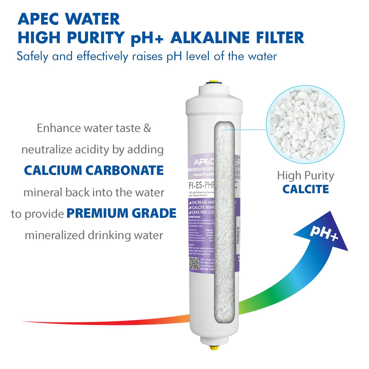 APEC 90 GPD Complete Replacement Filter Set for Ultimate Series Alkaline Reverse Osmosis Water Systems (Filter-MAX-PH)