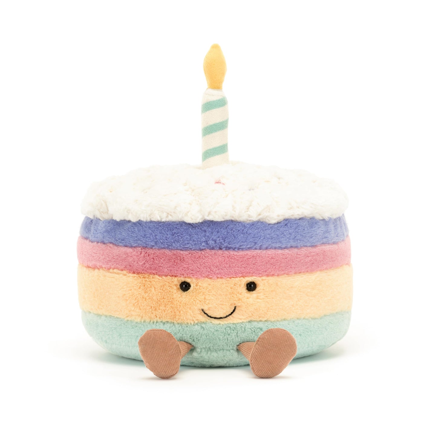 Jellycat Amuseable Rainbow Birthday Cake Food Plush