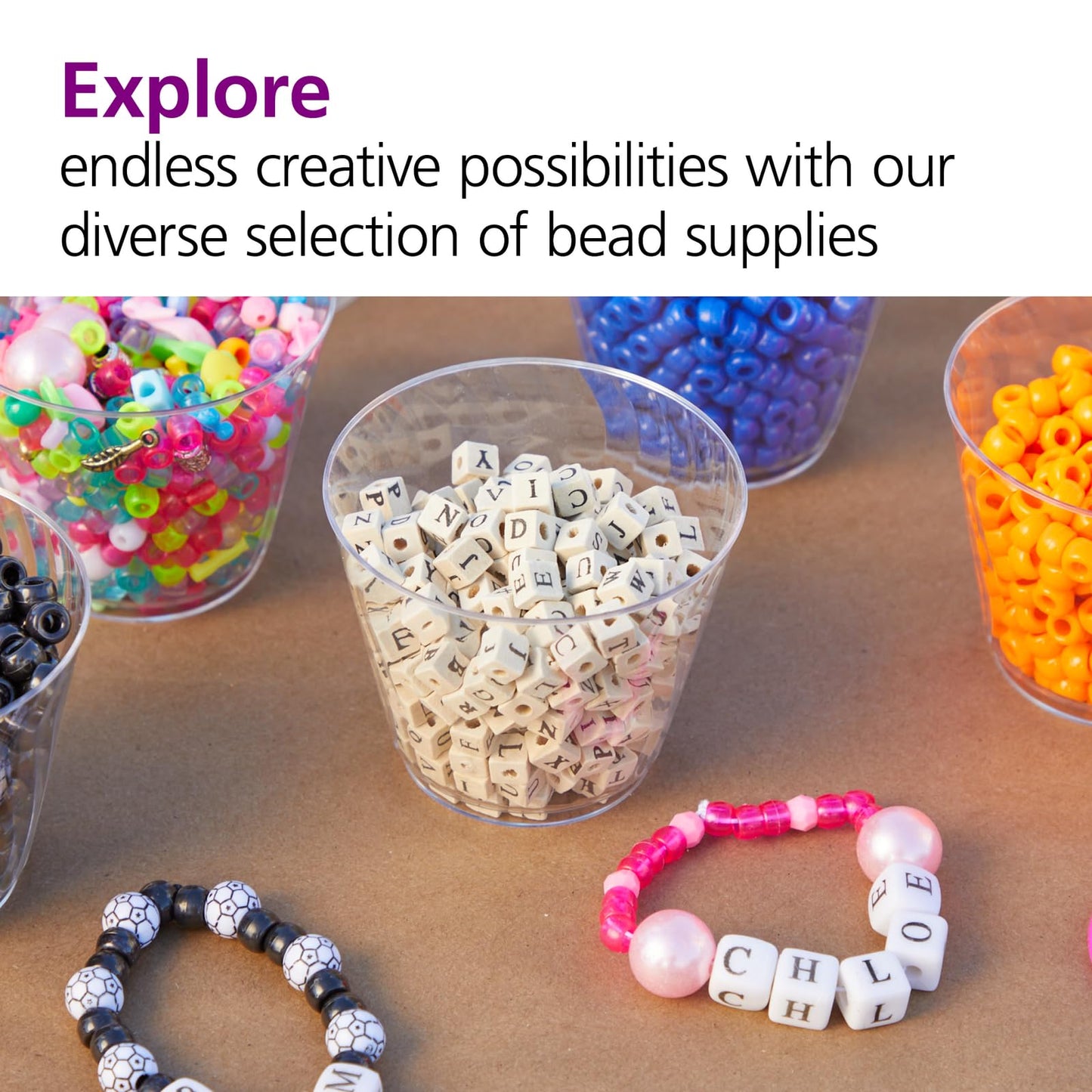 Colorations FUNPONY Fun Shapes Pony Beads - 1 lb.