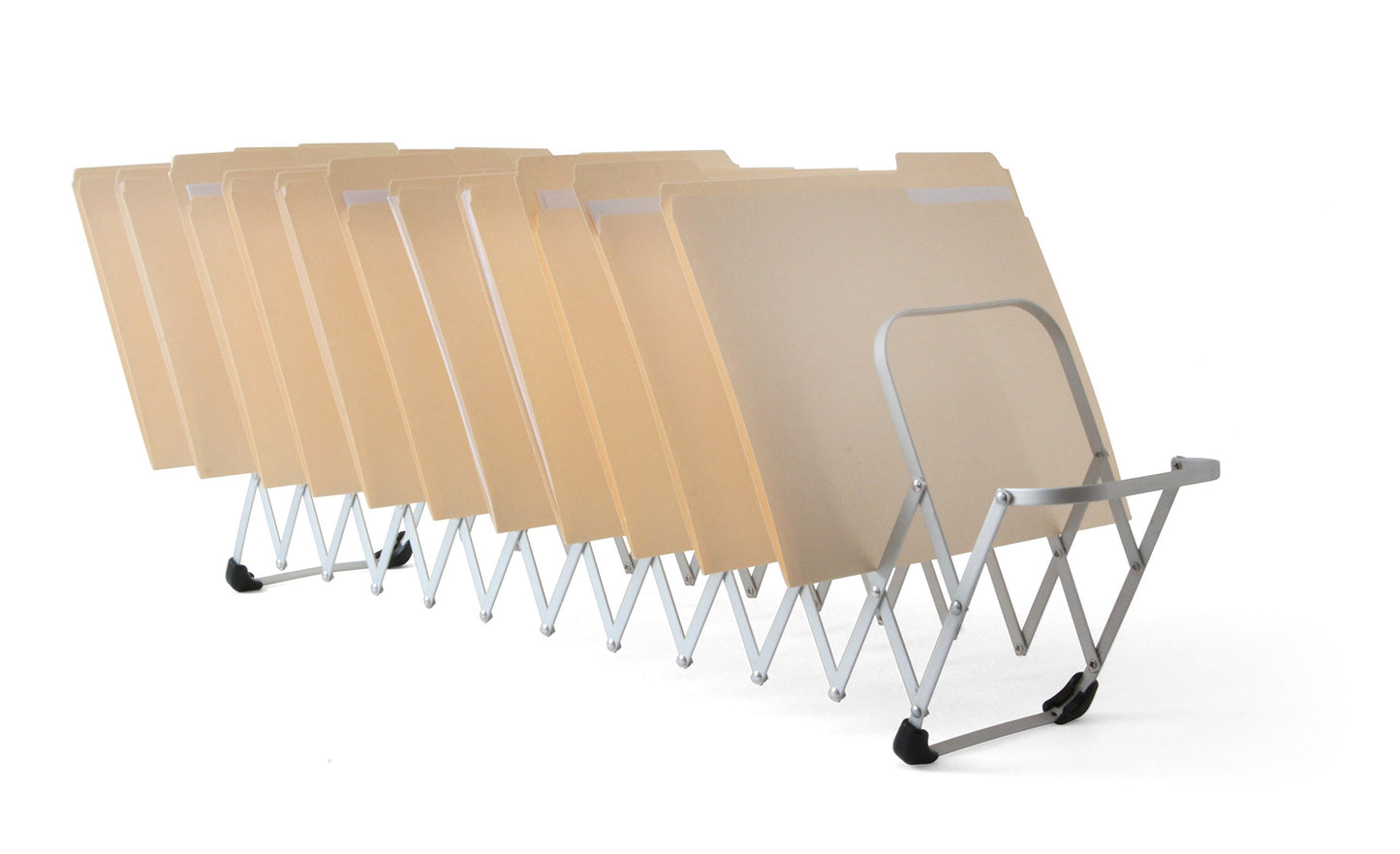 LEE 14112 Flexifile Recycled Expandable Collator/Organizer File, 12 Sections, 6d, Silver