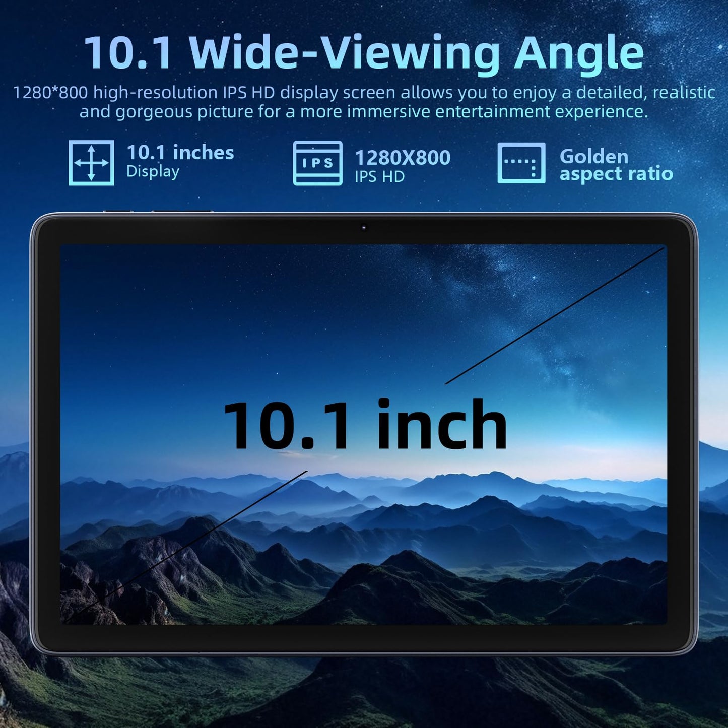 Android 15 Tablet 10 inch,24GB RAM 128 ROM,Tablets with Keyboard Case Mouse Stylus,1TB Expandable,Octa-Core 6000mAh 1280x800 IPS HD,5G WiFi,T615 CPU,High Performance,Processor,Dual Camera(Gray)