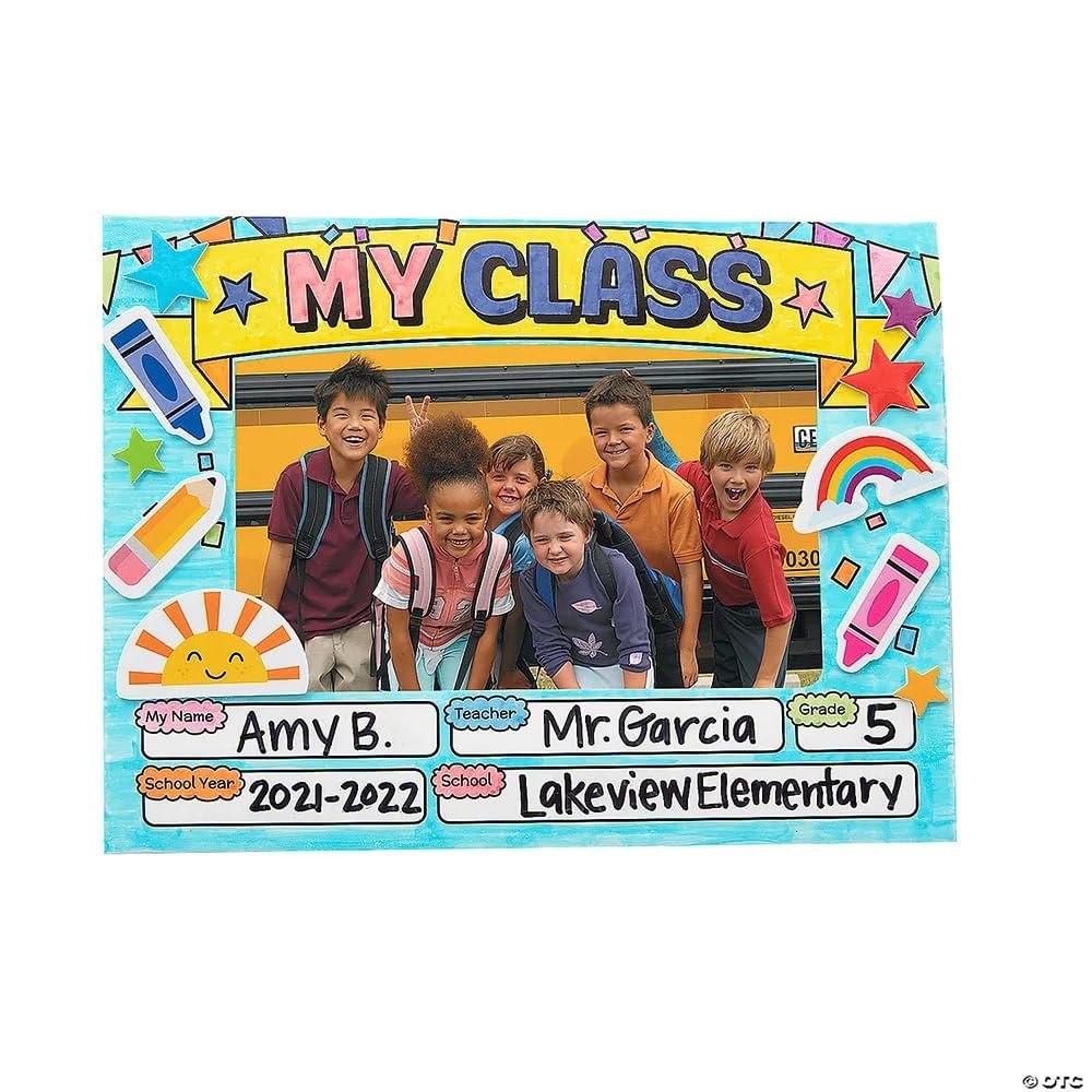 PICTURE AUTOGRAPH FRAMES CLASSPACK - Craft Kits - 30 Pieces