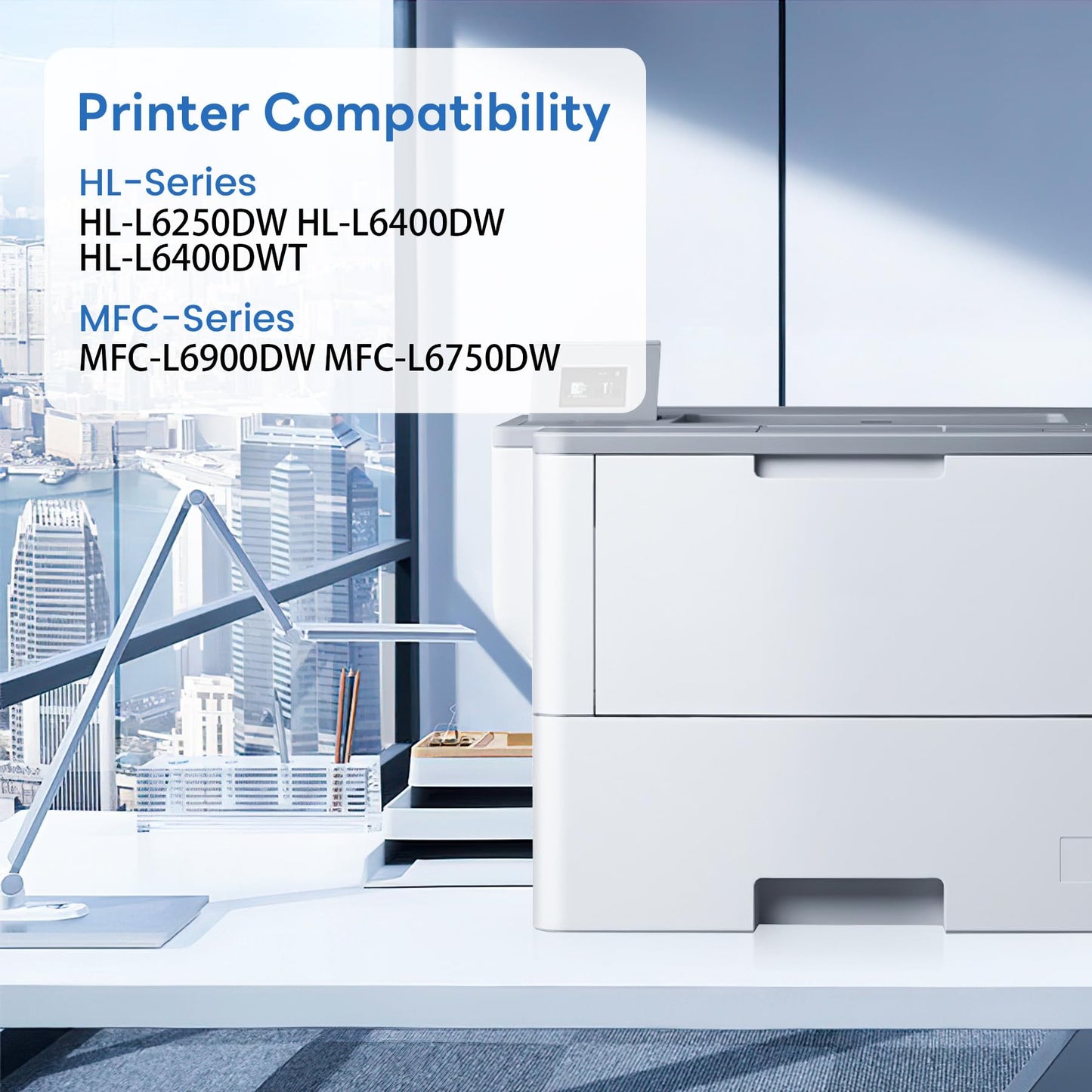 TN890 TN-890 2 Pack Compatible TN-890 Ultra High Yield Toner Cartridge Replacement for Brother HL-L6250DW HL-L6400DW HL-L6400DWT MFC-L6900DW MFC-L6750DW Printer.