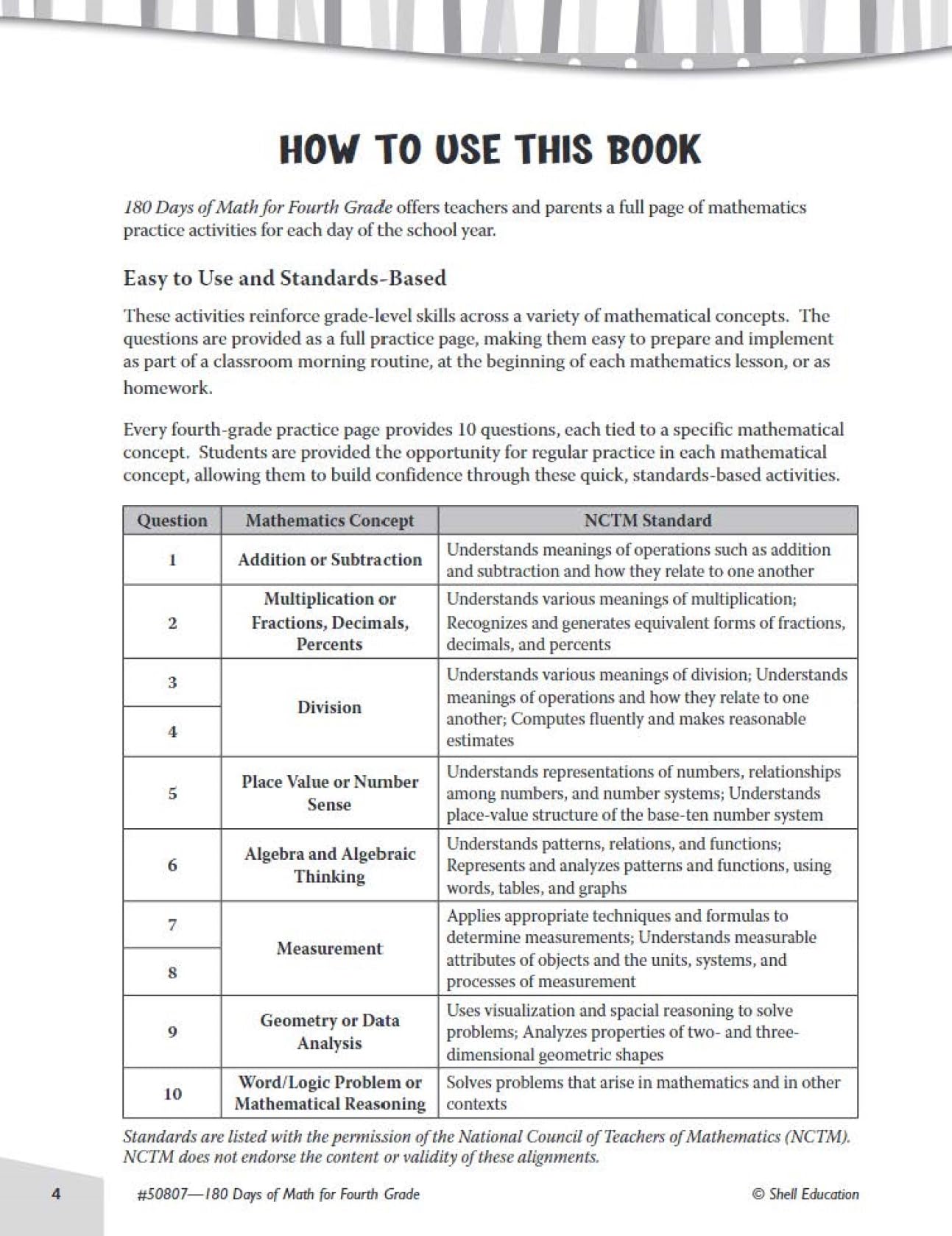 180 Days™: Includes Reading 2nd Edition, Writing, and Math for 4th Grade Practice Workbook for Classroom and Home, Cool and Fun Practice Created by Teachers (180 Days of Practice)