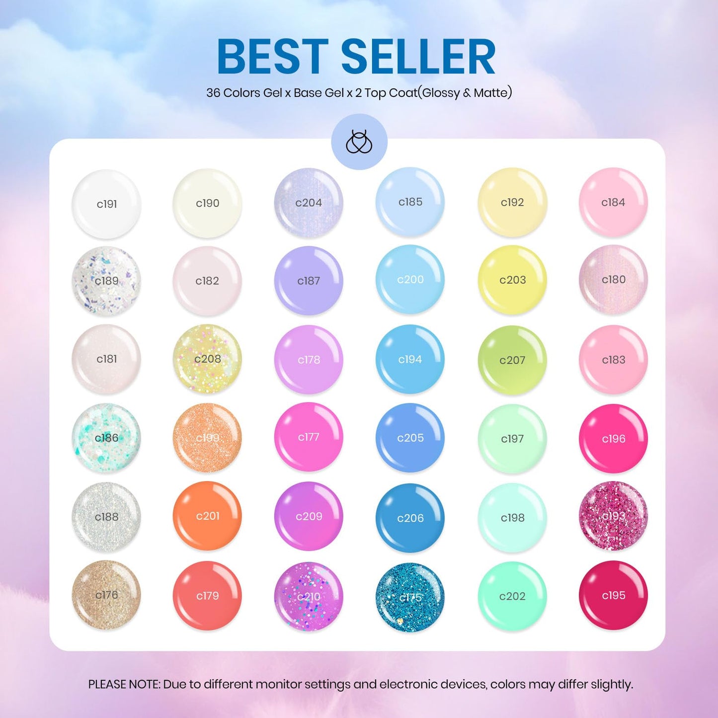 beetles Summer Gel Polish Set-39Pcs Neon Gel Nail Polish Pink Red Blue Purple Polish with Base Top Coat Soak off Uv LED Lamp Colorful Candies Manicure Kit DIY Home Gifts for Women Girls