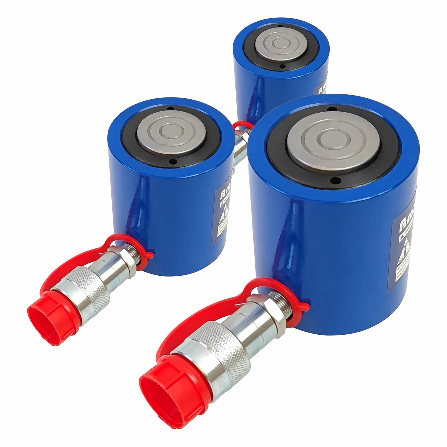 AMZCNC 30 Ton Hydraulic Cylinder Ram Single Acting 2 Inch Stroke 30T Hydraulic Cylinder Jack Lifting Jack Ram Portable Single Acting Lifting Cylinders with 50mm Stroke
