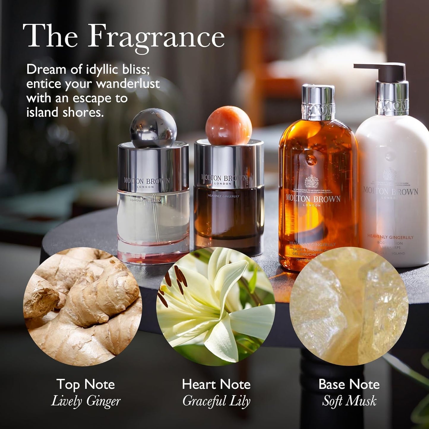 Molton Brown Heavenly Gingerlily Bath & Shower Gel Refill 400 ml