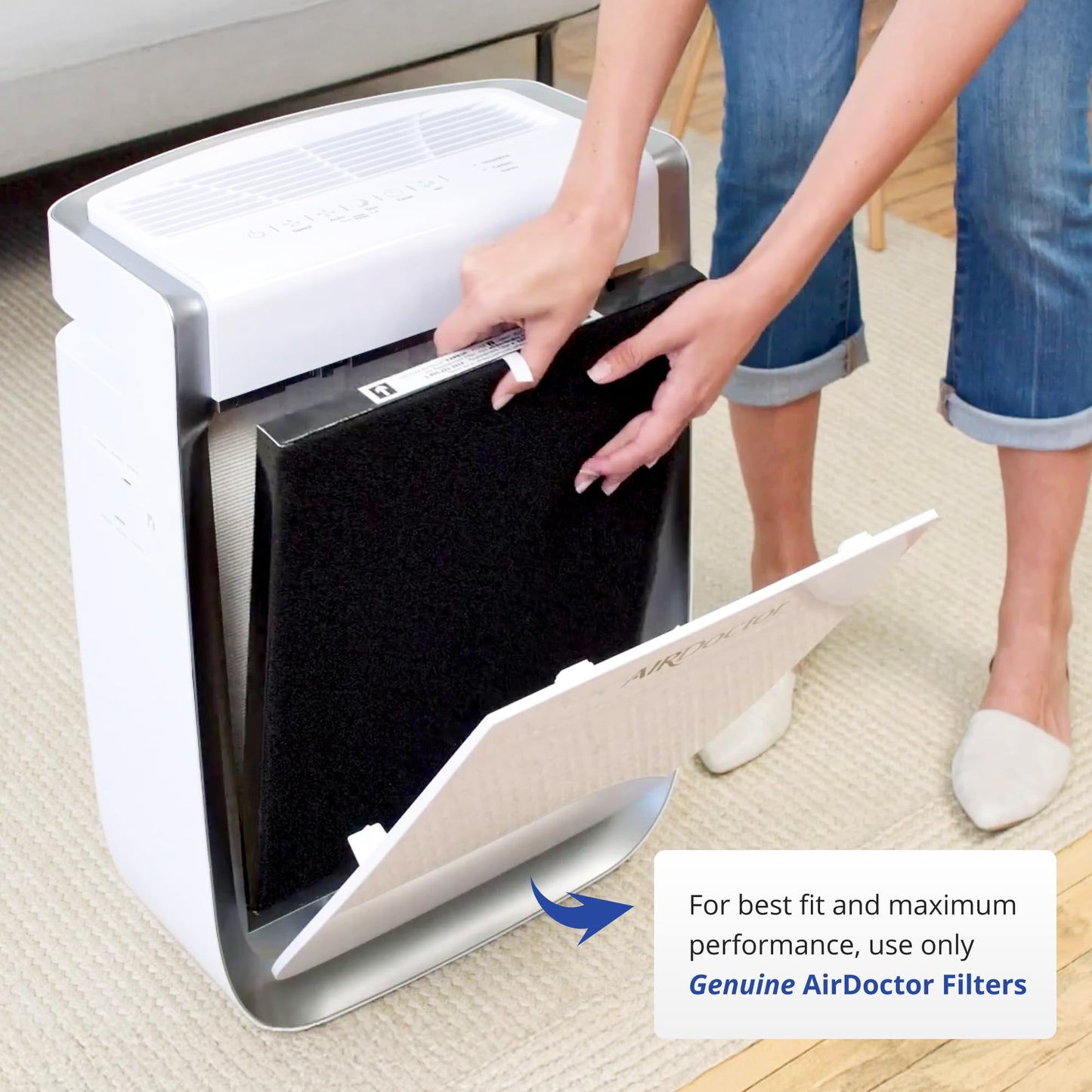 AIRDOCTOR AD2000 Genuine Filter Replacement - One Year Combo Pack Includes: One (1) UltraHEPA & Two (2) Carbon/Gas Trap/VOC & Pre-Filters
