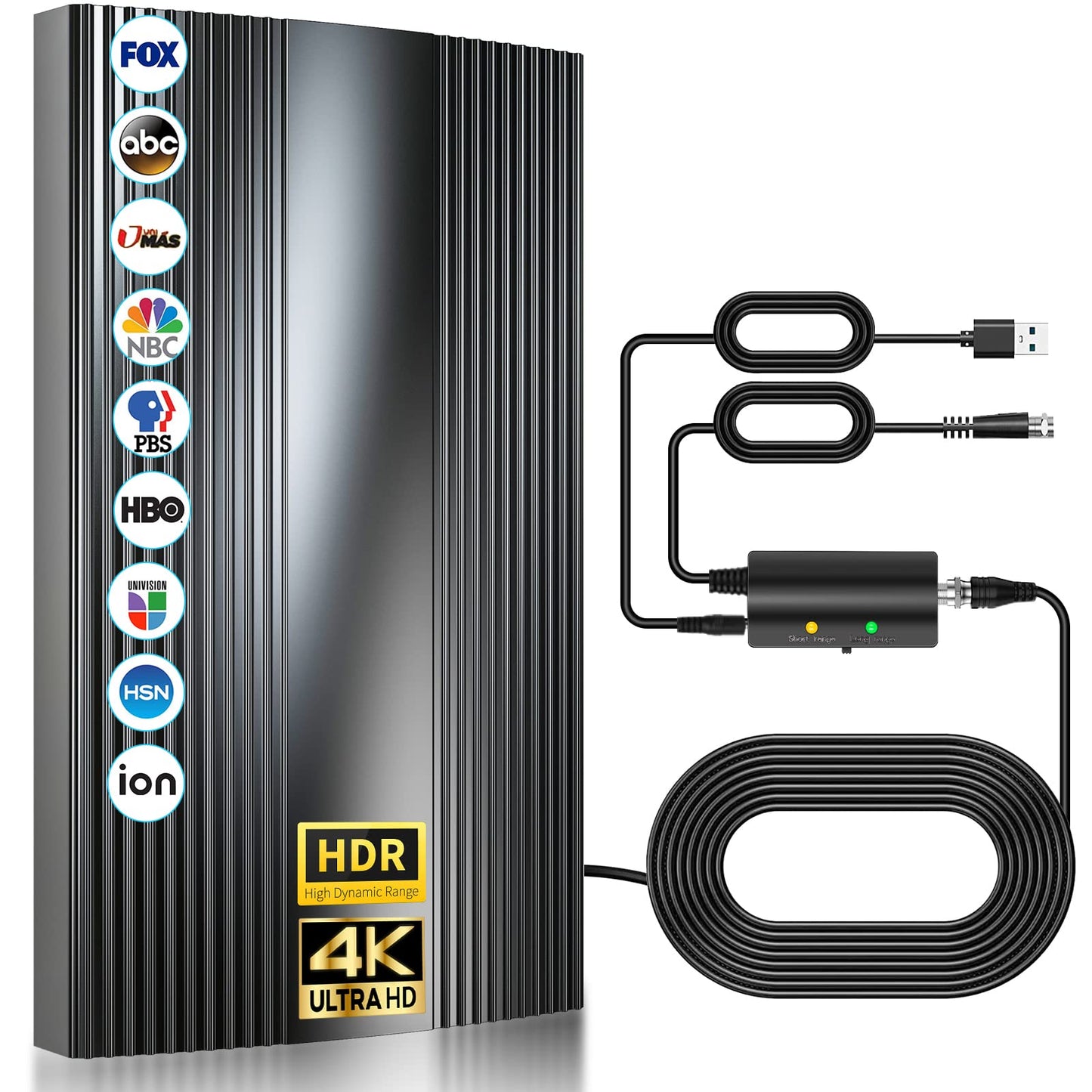 Upgraded TV Antenna Indoor Up to 2600+ Miles Range