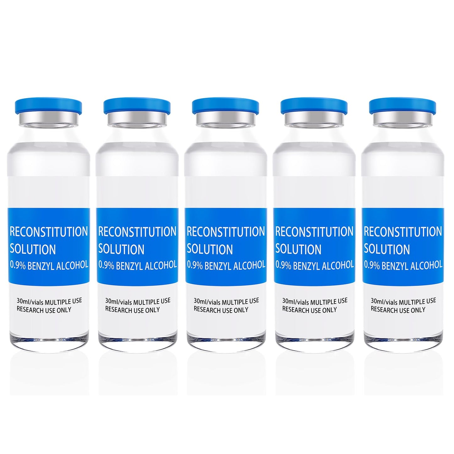 5 Pack 30ML, Premium Glass Vials